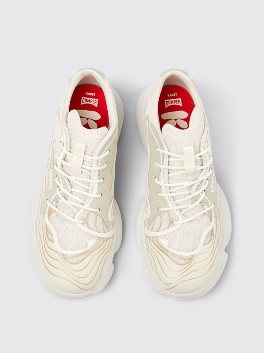 CAMPER SNEAKERS: Sneakers Karst Camper in PET riciclato , Fantasia - Img 4