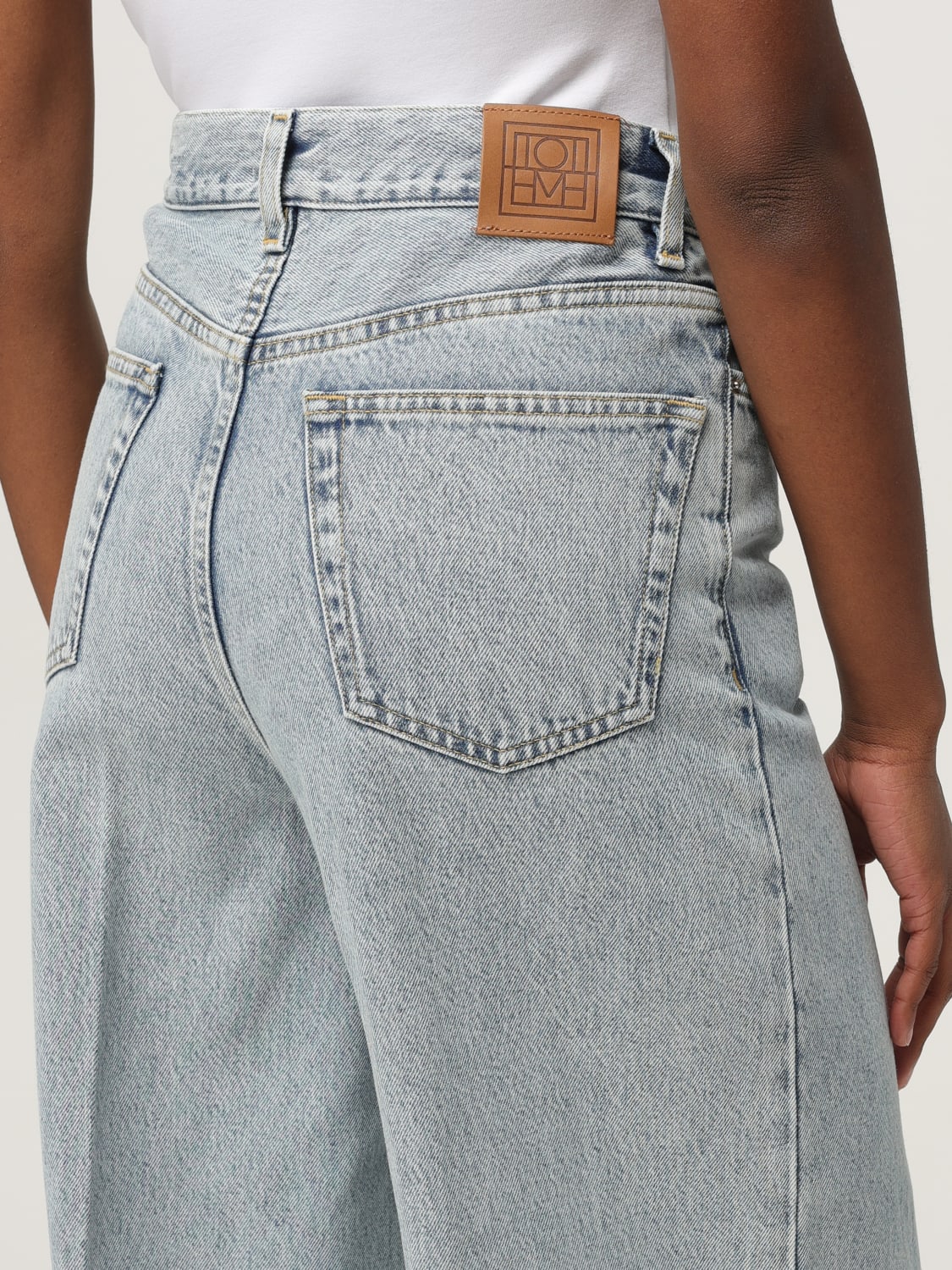 TOTEME JEANS: Jeans woman Toteme, Navy - Img 4