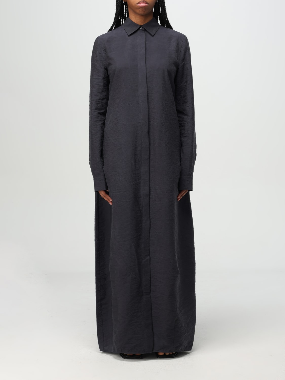 ワンピース TOTEME Woman Dress Gnawed Blue 251WRD4489FB0368 276 TOTEME: Dress woman - Gnawed Blue | Toteme dress