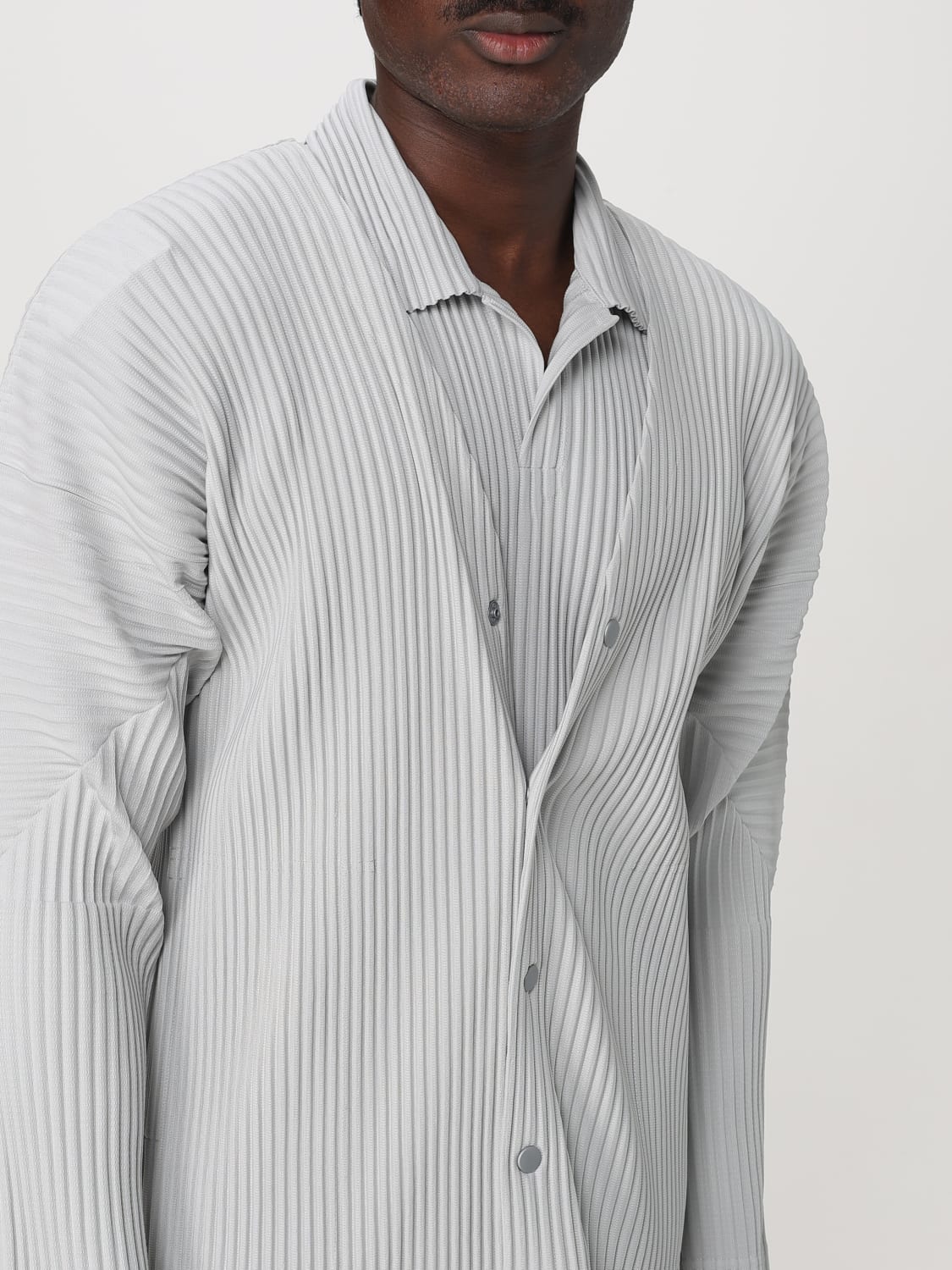 HOMME PLISSÉ ISSEY MIYAKE カーディガンメンズ HOMME PLISSÉ ISSEY MIYAKE Beige Monthly Color March Cardigan
