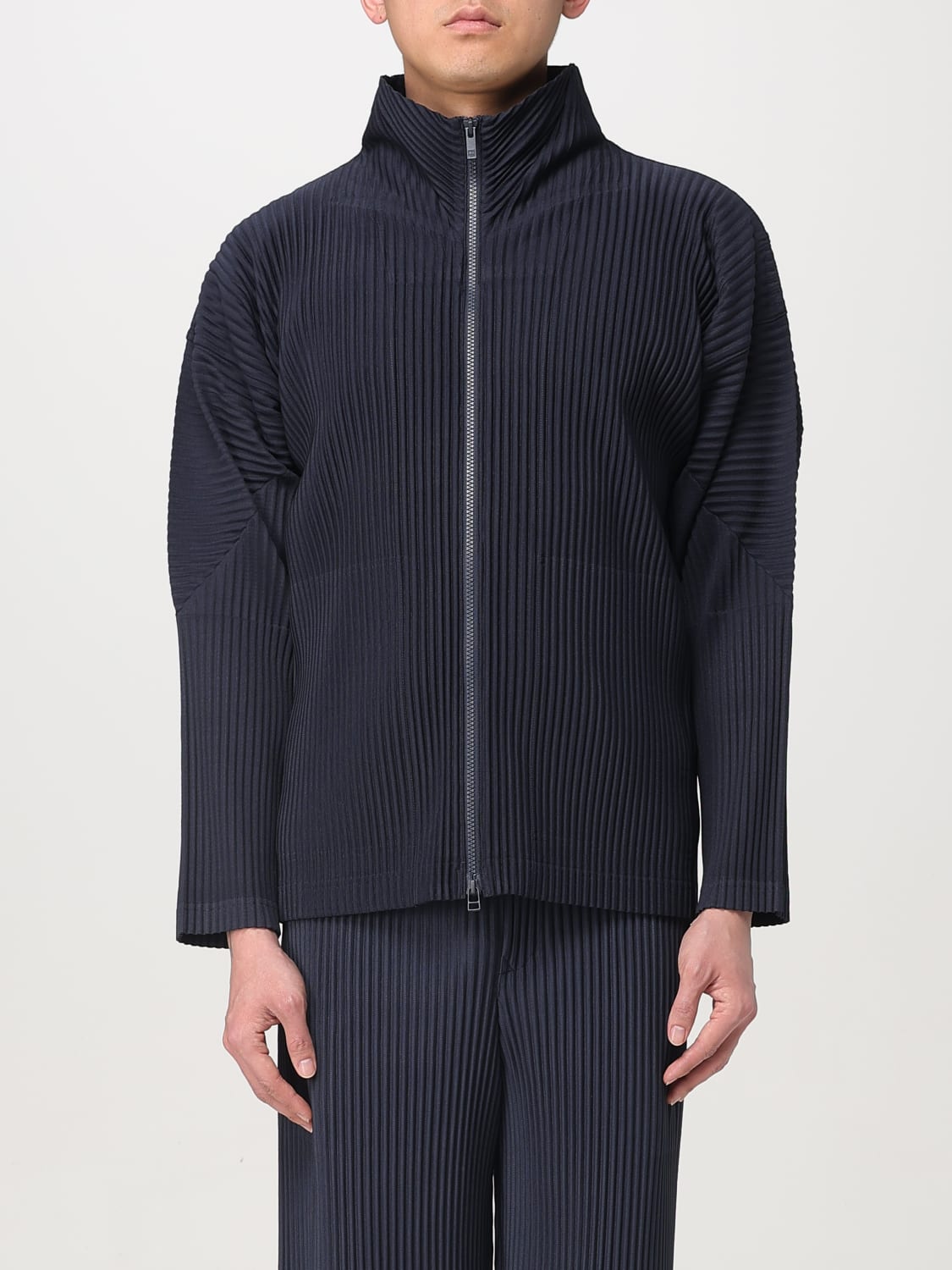 HOMME PLISSE' ISSEY MIYAKE JACKE: Hemd herren Homme Plisse' Issey Miyake, Blau - Img 1