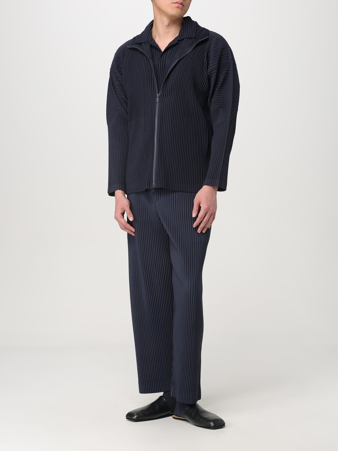 HOMME PLISSE' ISSEY MIYAKE JACKE: Hemd herren Homme Plisse' Issey Miyake, Blau - Img 2