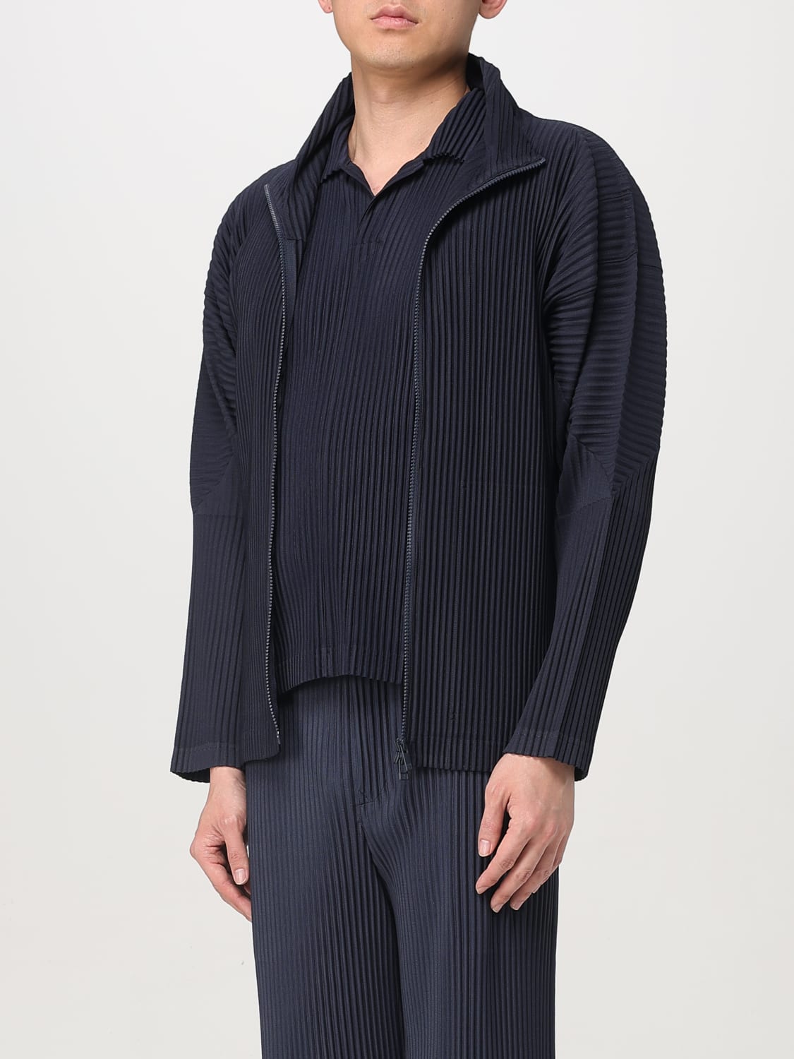 HOMME PLISSE' ISSEY MIYAKE JACKE: Hemd herren Homme Plisse' Issey Miyake, Blau - Img 4