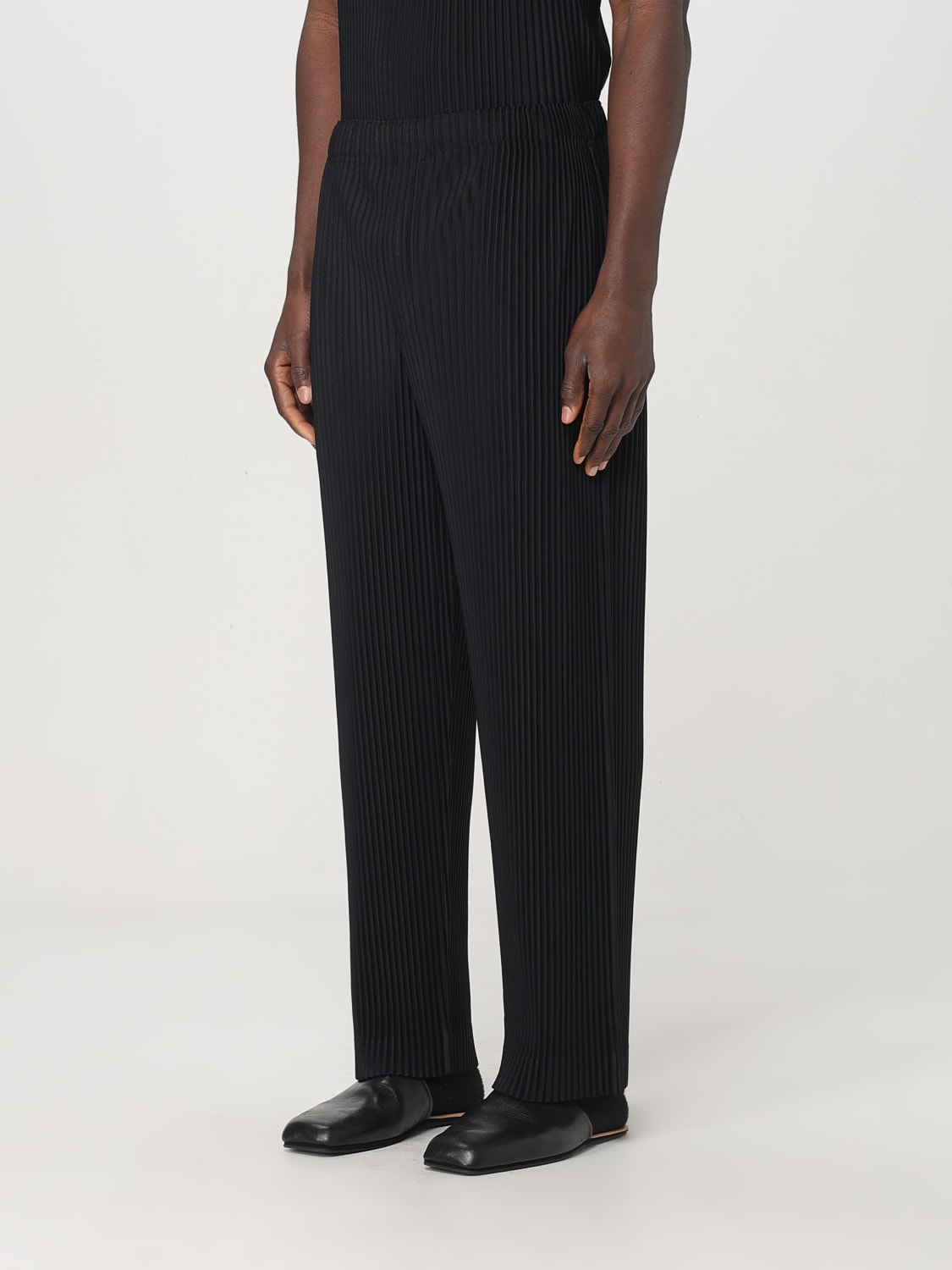 HOMME PLISSE' ISSEY MIYAKE: Pants men - Black | Homme Plisse