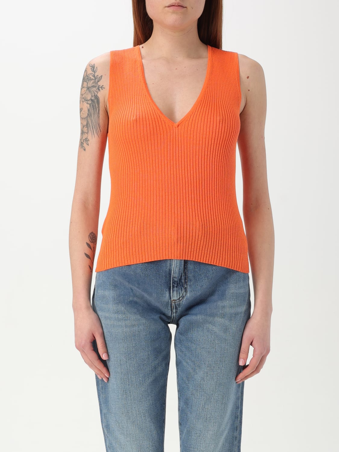 PINKO TOP: Top woman Pinko, Orange - Img 1