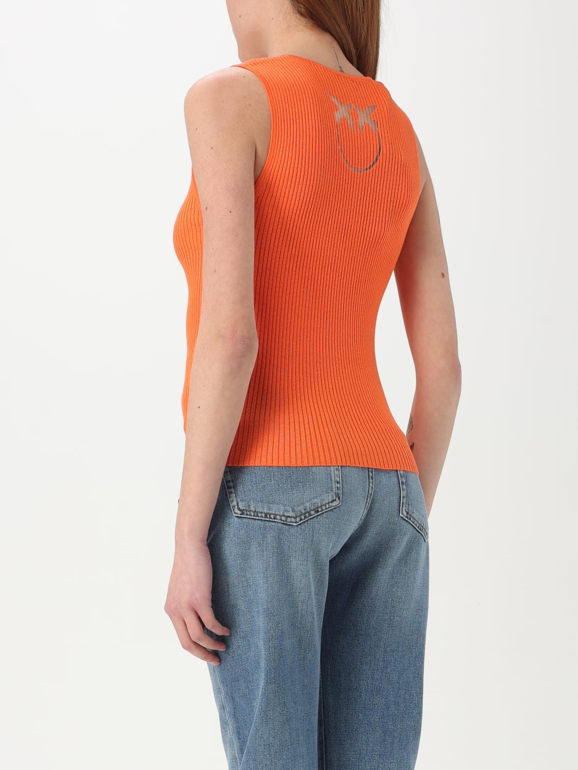 PINKO TOP: Top woman Pinko, Orange - Img 2