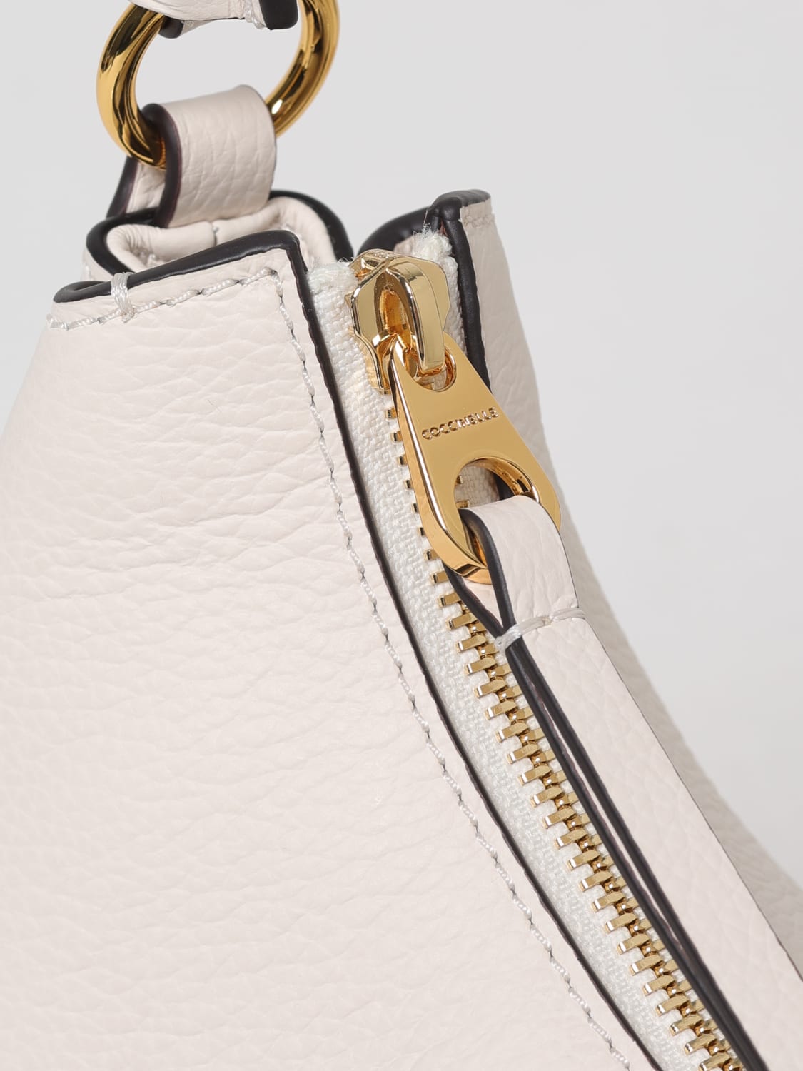 COCCINELLE: Tote bags woman - White | Coccinelle shoulder