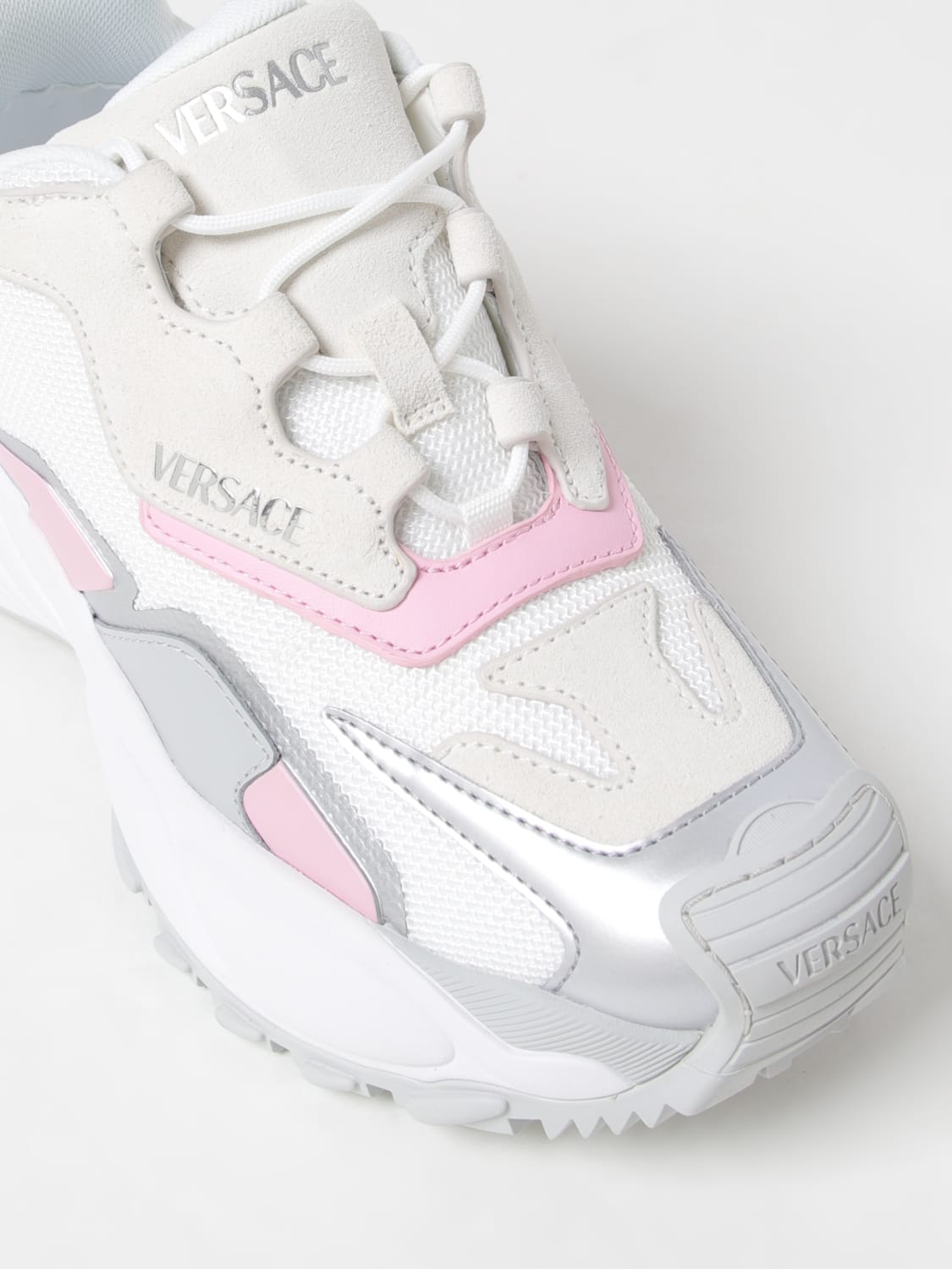 VERSACE SNEAKERS: Sneakers woman Versace, White - Img 4