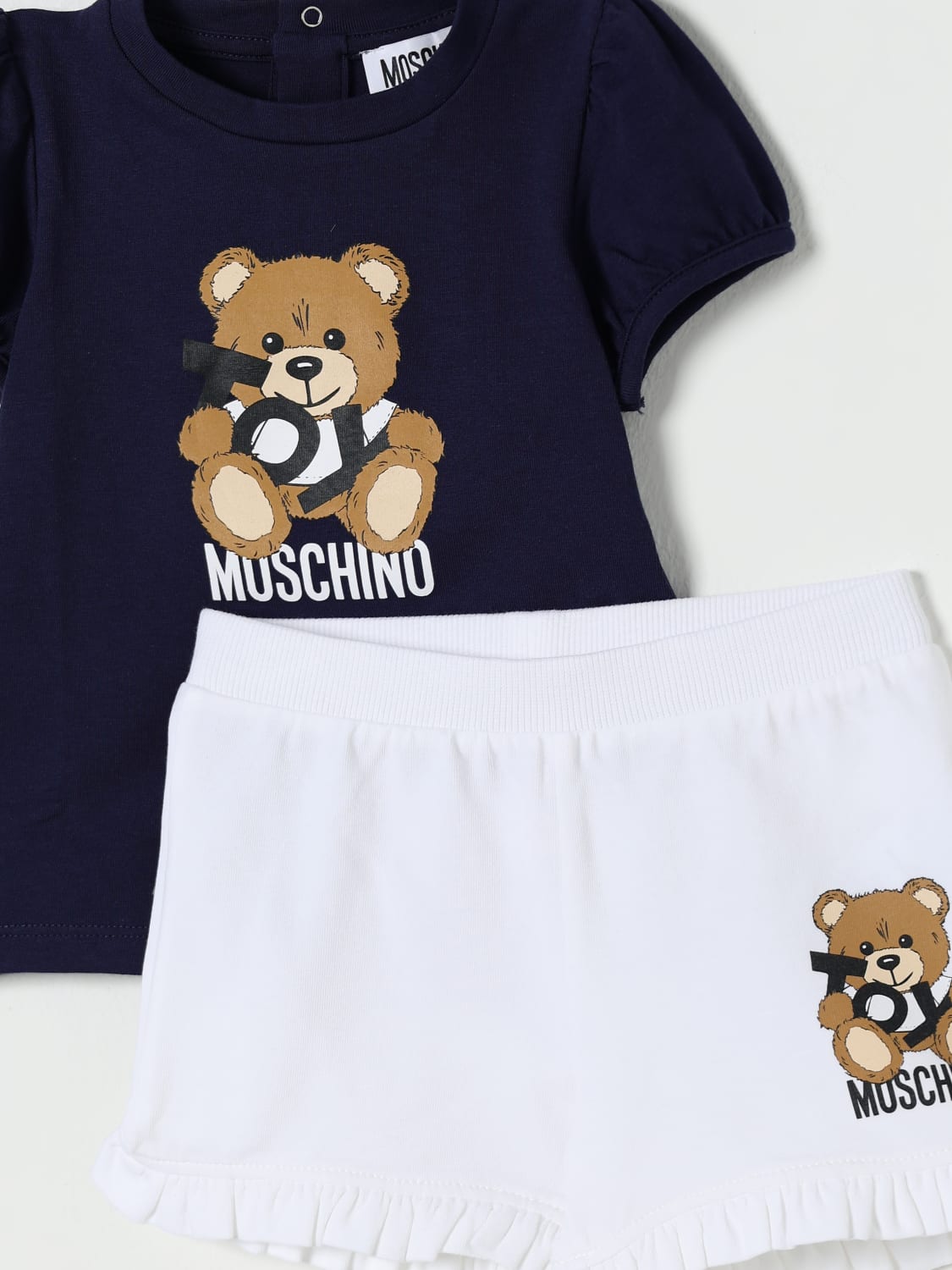 MOSCHINO JUMPSUIT: Romper kids Moschino, Navy - Img 3