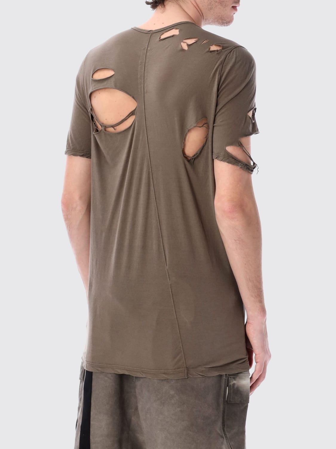 RICK OWENS DRKSHDW T-SHIRT: T-shirt men Drkshdw, Brown - Img 2