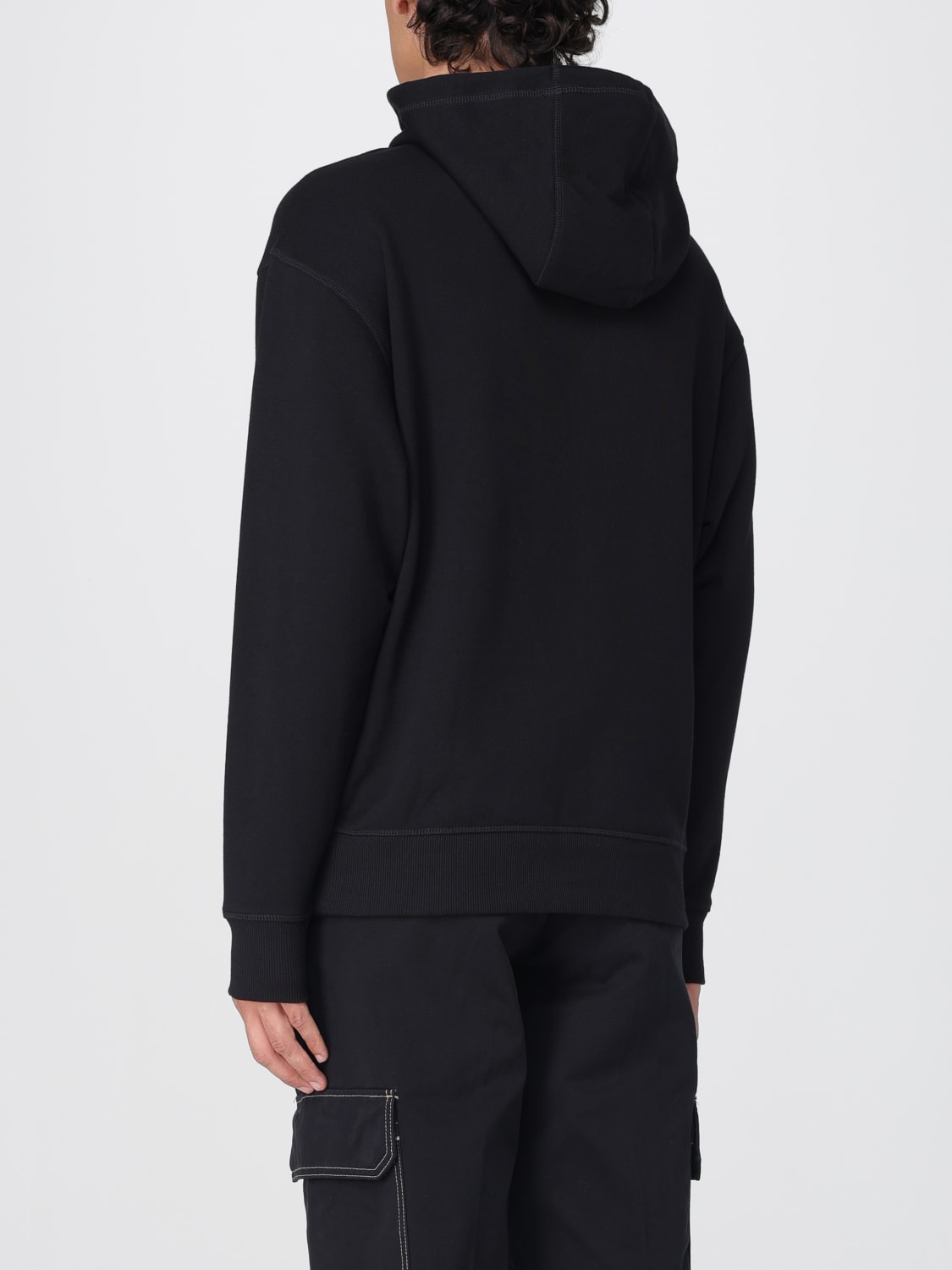 DICKIES POLO: T-shirt in cotone con logo Dickies, Nero - Img 2