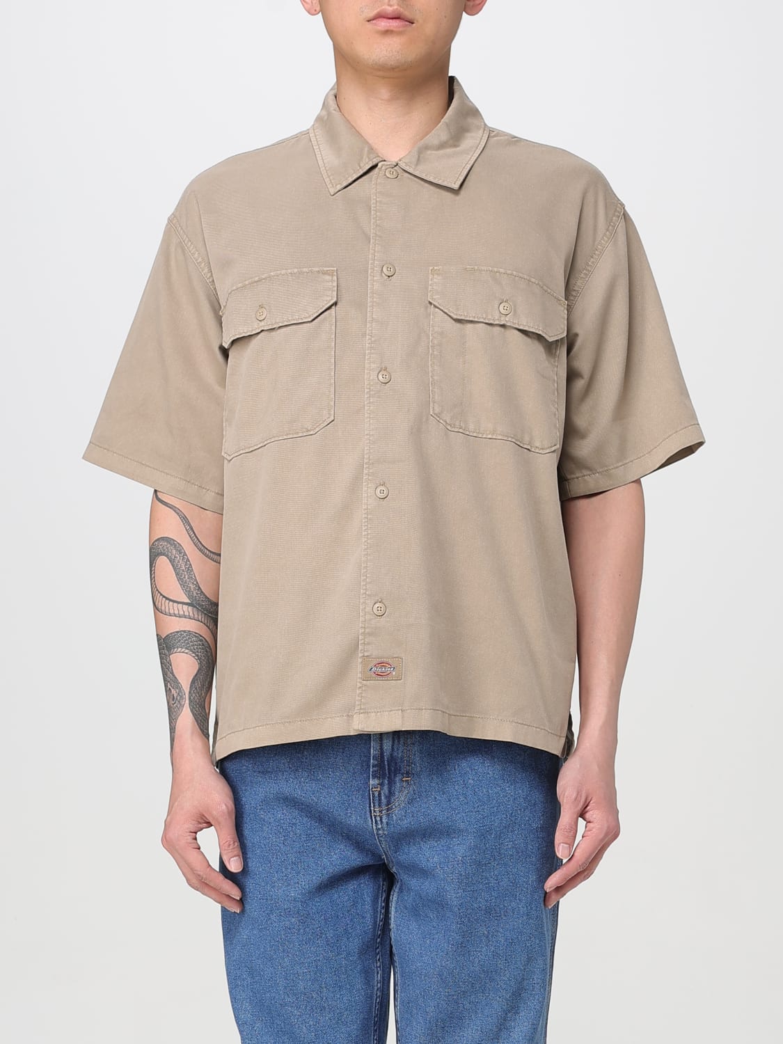 DICKIES SHIRT: Shirt men Dickies, Sand - Img 1
