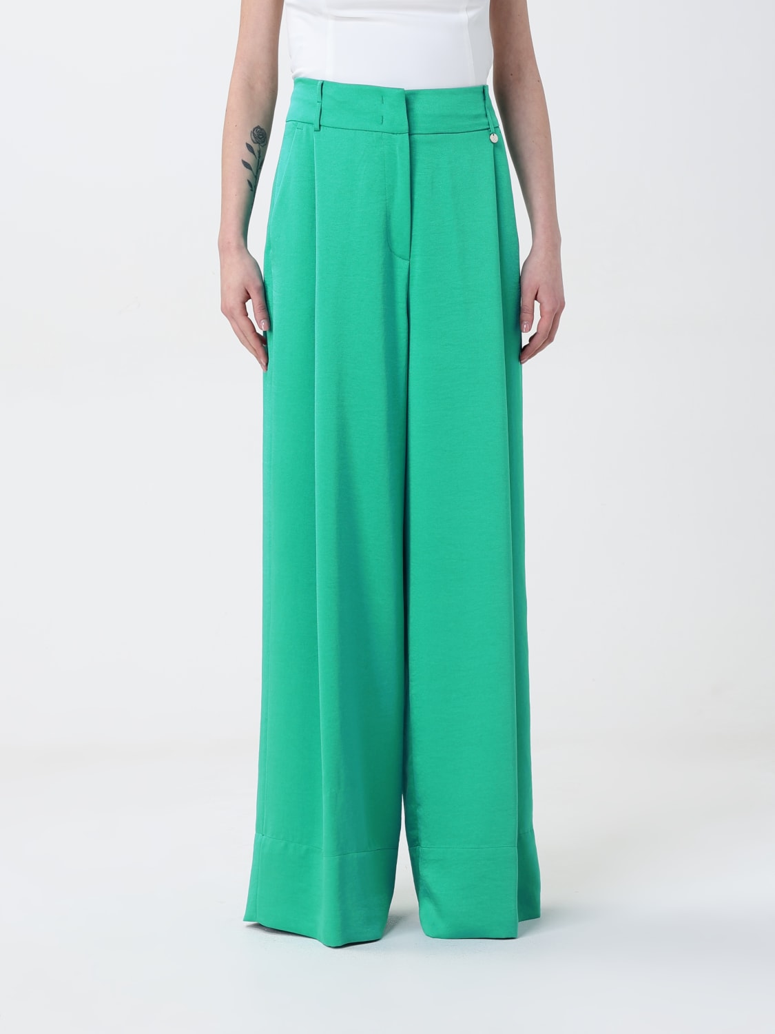 パンツ LIU JO Woman Pants Green VA5165T2920 90414 LIU JO: Pants woman - Green | Liu Jo pants CA5272TS870