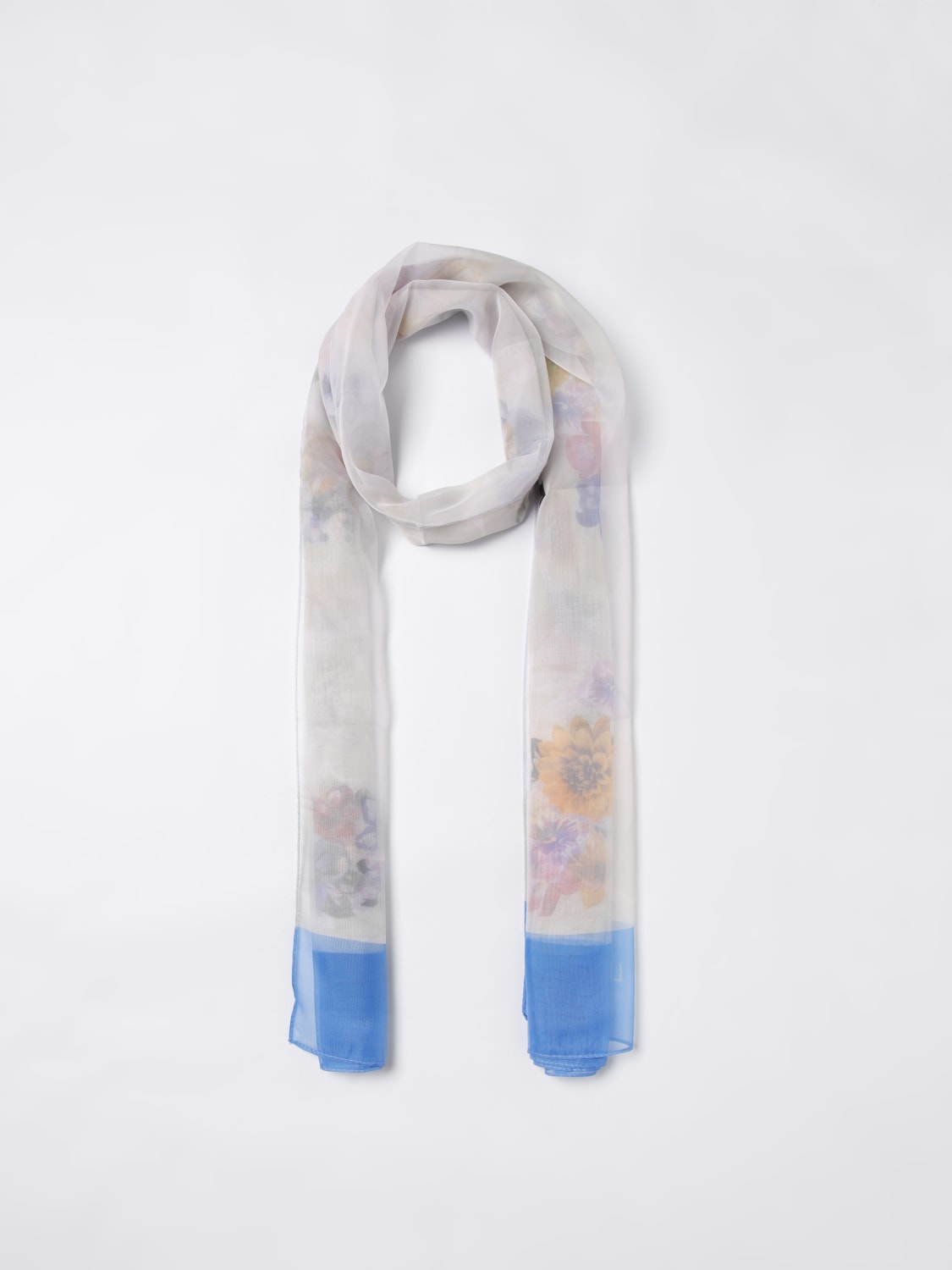 LIU JO: Scarf woman - Blue | Liu Jo scarf 2A5038T0300 online LIU JO: Scarf woman - Blue | Liu Jo scarf 2A5038T0300 online