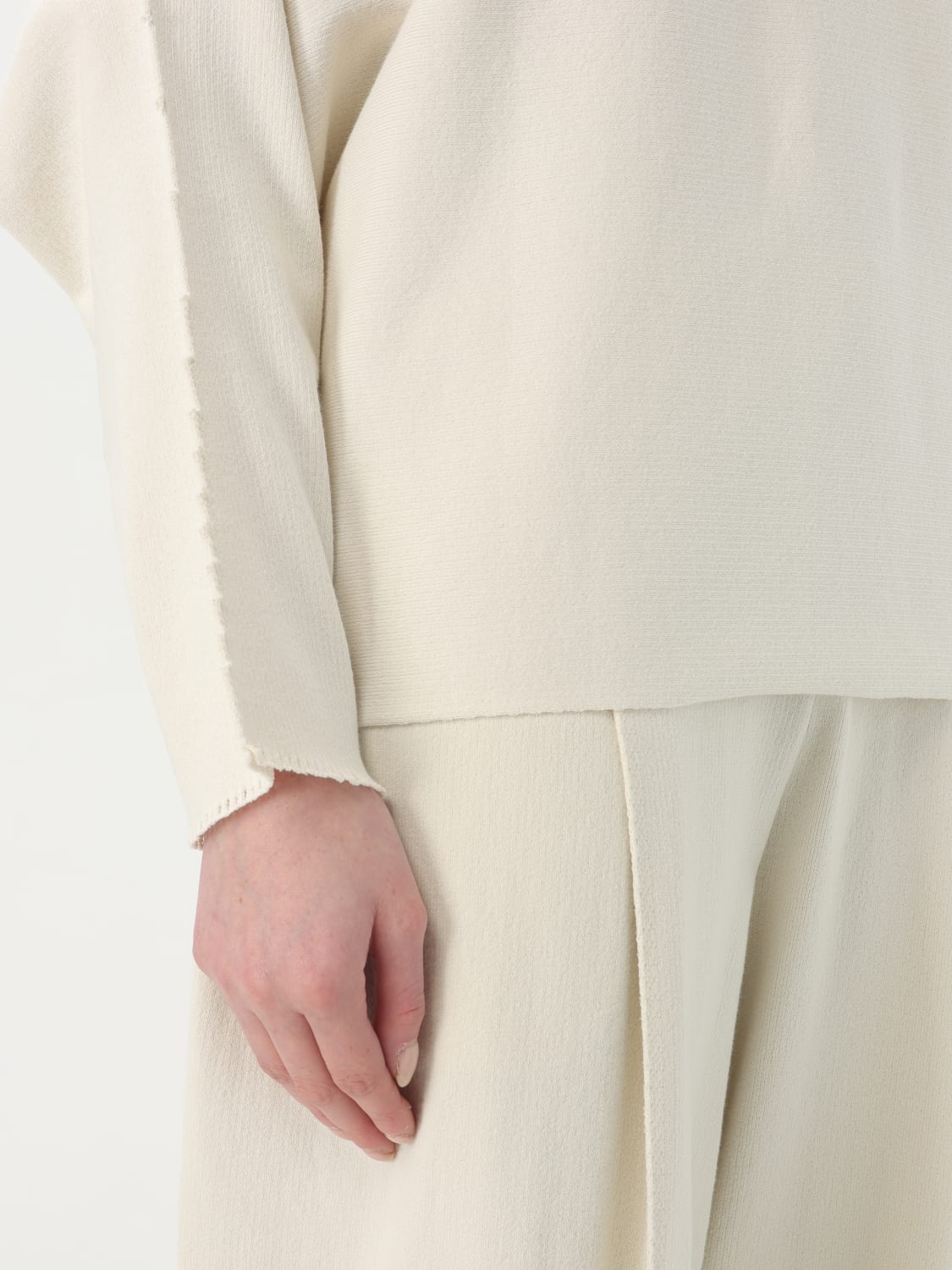 ISSEY MIYAKE PULLOVER: Top damen Issey Miyake, Weiß - Img 5