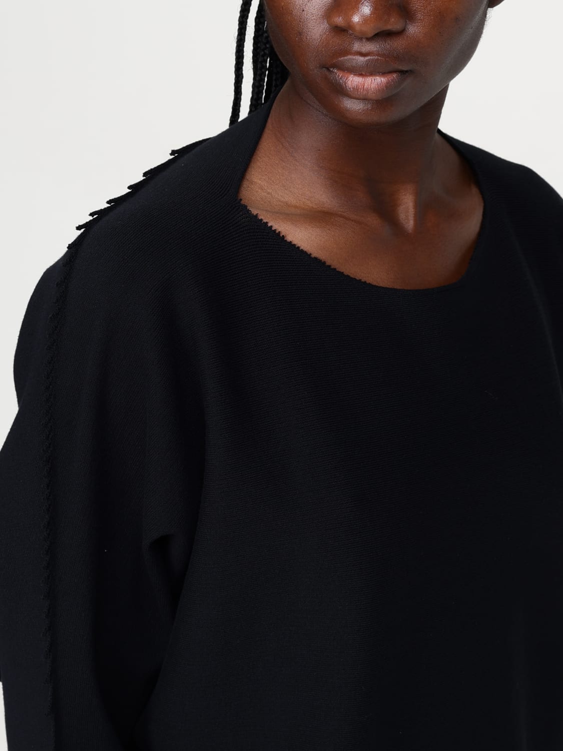 ISSEY MIYAKE PULLOVER: Top damen Issey Miyake, Schwarz - Img 5