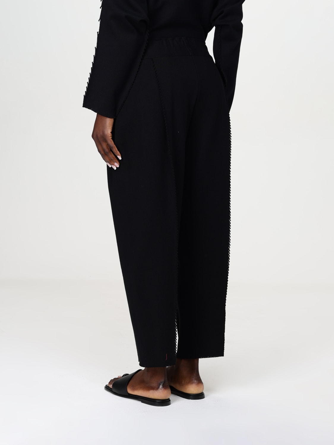 ISSEY MIYAKE PANTS: Pants woman Issey Miyake, Black - Img 3