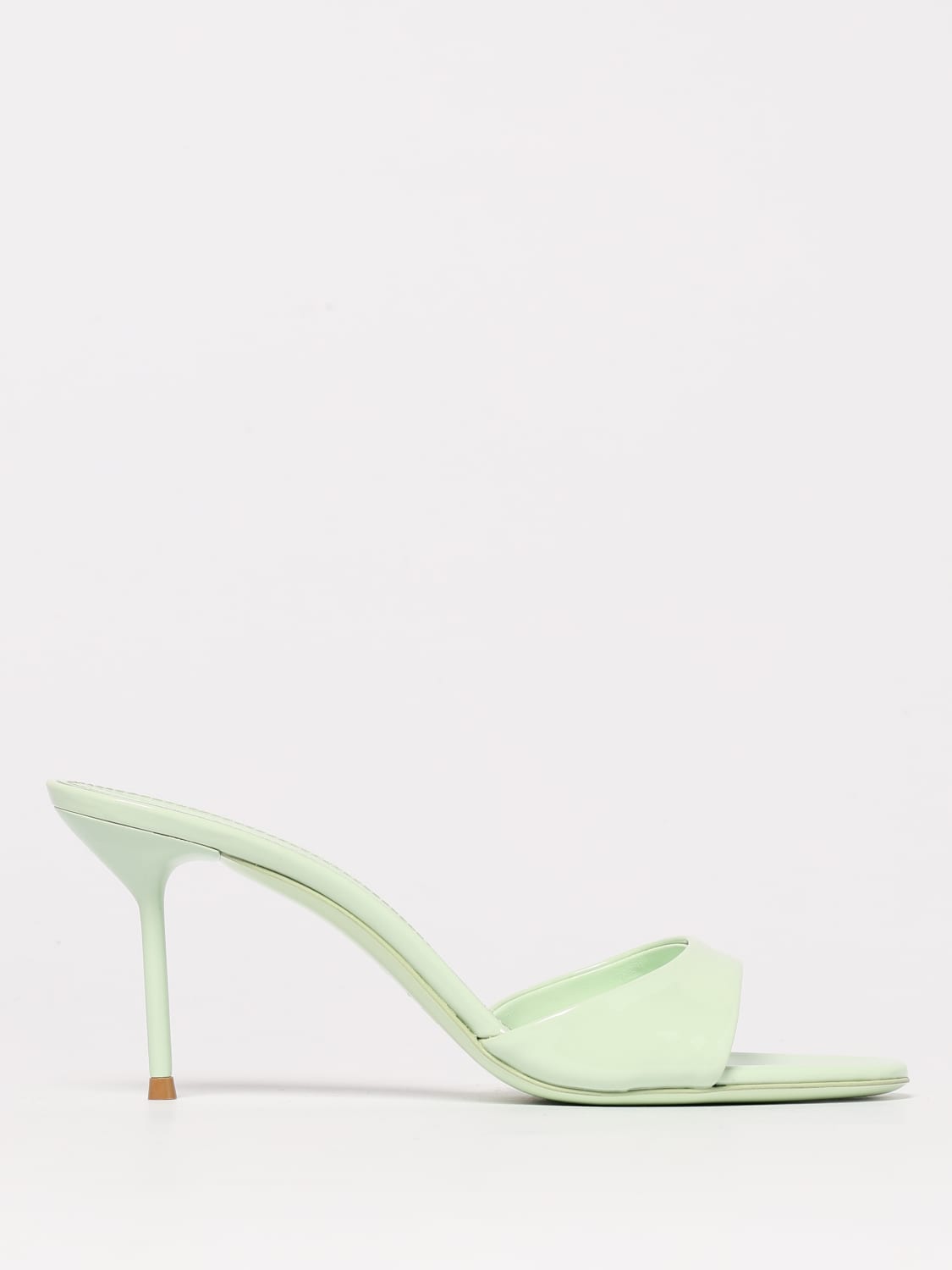 サンダル・ミュール PARIS TEXAS Women Sandals PX1141XVN01 CELADON GREEN PARIS TEXAS: Flat sandals woman - Green | Paris Texas heeled