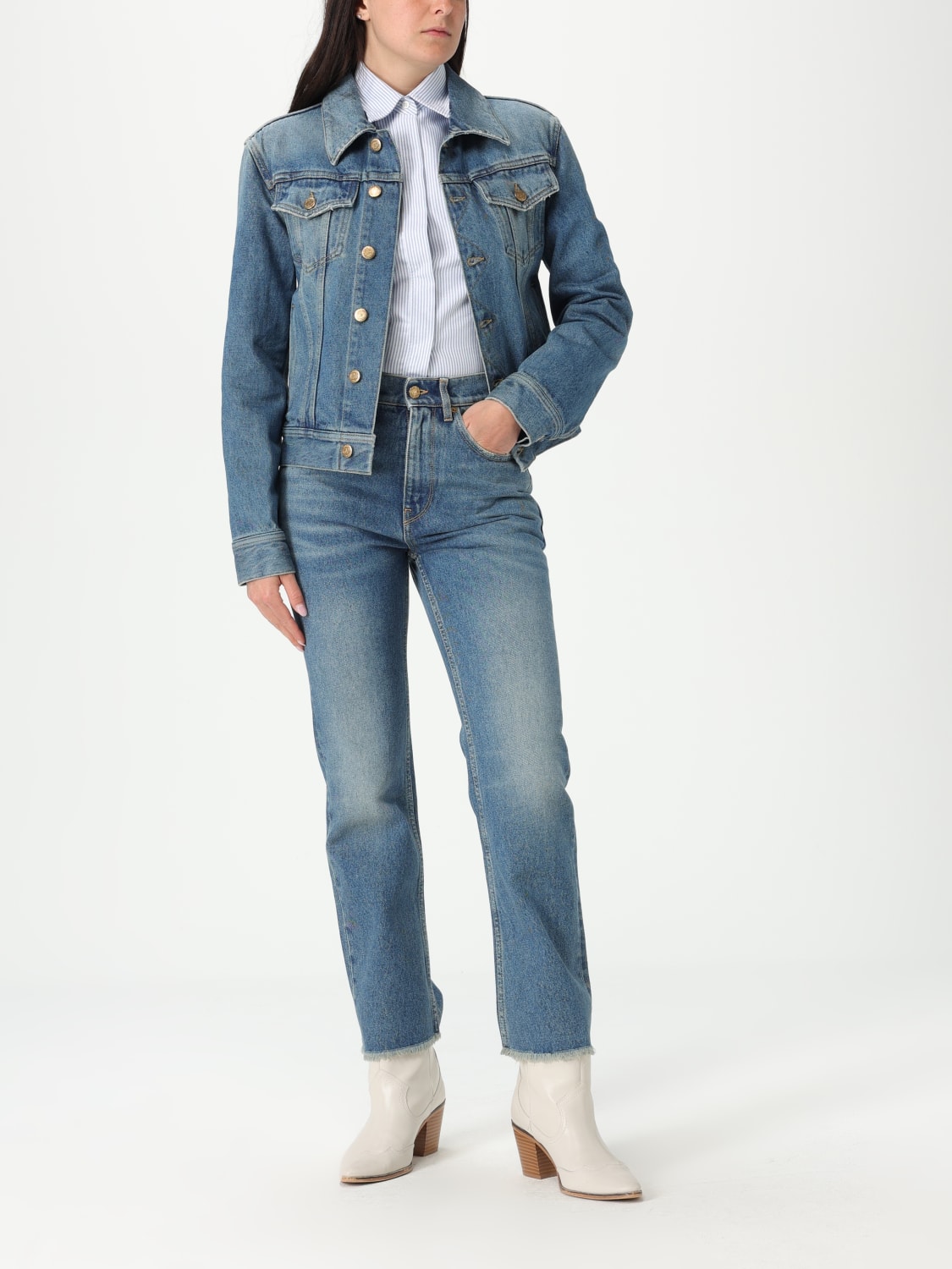 GOLDEN GOOSE JACKET: Jacket woman Golden Goose, Blue - Img 2