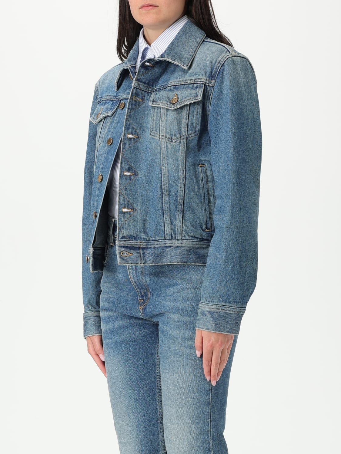 GOLDEN GOOSE JACKET: Jacket woman Golden Goose, Blue - Img 4