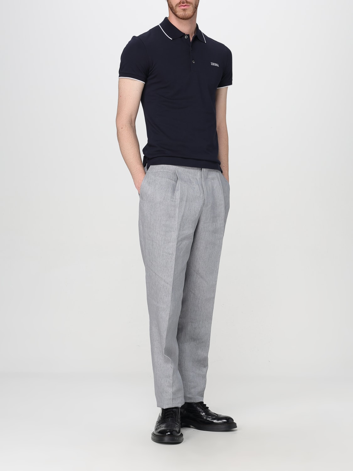 ZEGNA POLO: Polo herren Zegna, Blau - Img 2