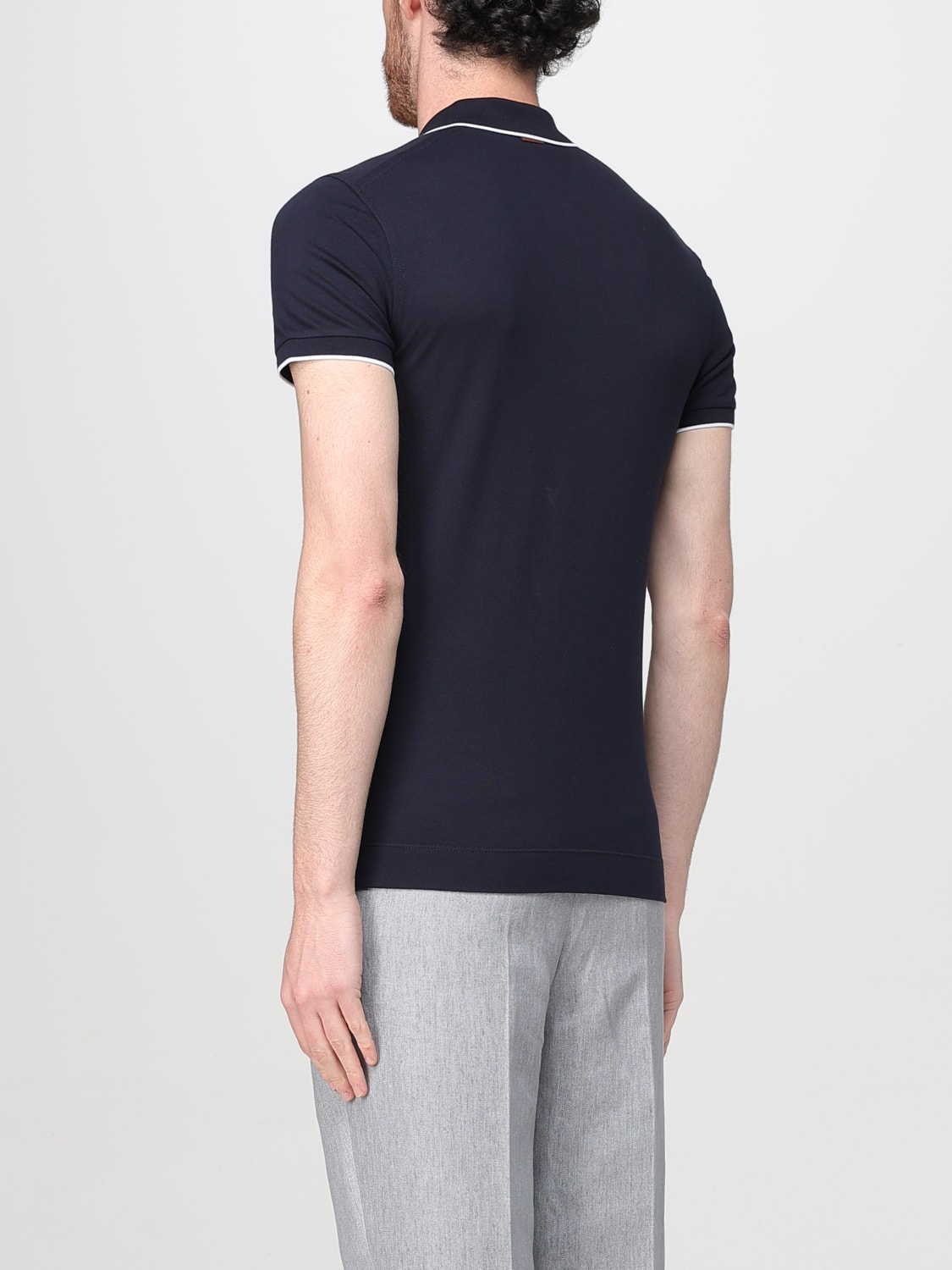 ZEGNA POLO: Polo herren Zegna, Blau - Img 3