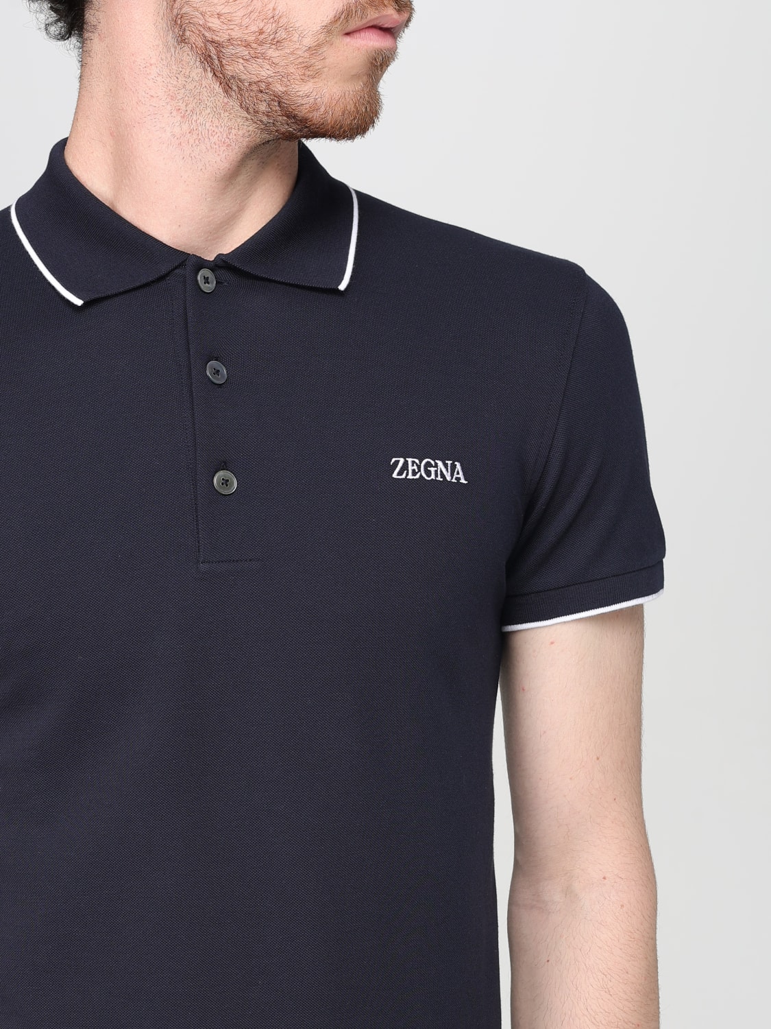 ZEGNA POLO: Polo herren Zegna, Blau - Img 5