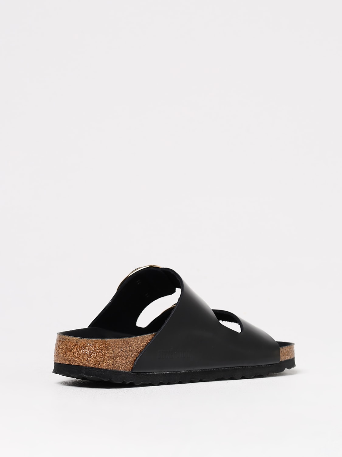 BIRKENSTOCK HEELED SANDAL: Flat shoes woman Birkenstock, Black - Img 3