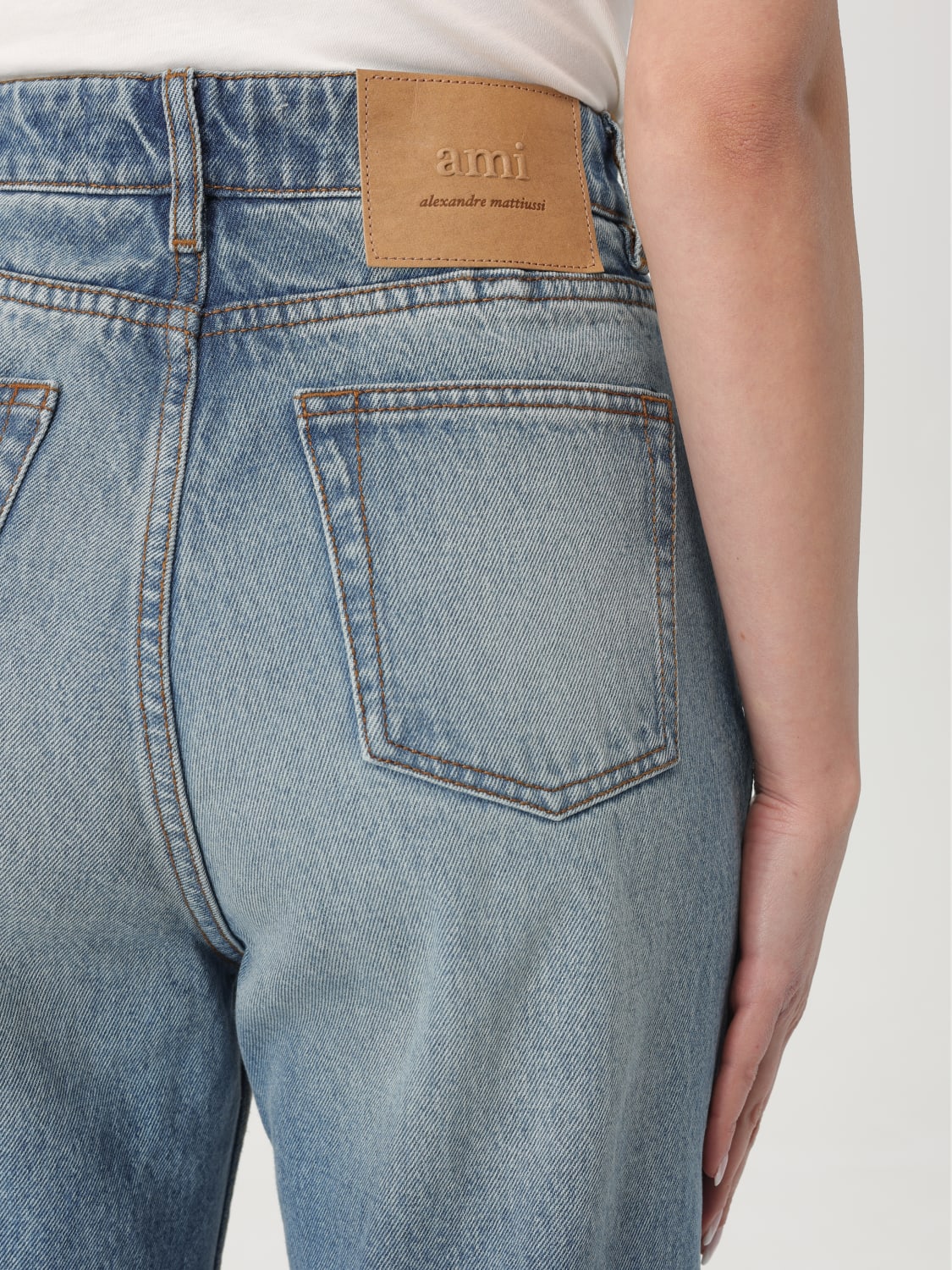 デニム・ジーパン AMI PARIS Woman Jeans Blue FTR420DE0046 480 AMI PARIS: Jeans woman - Blue | Ami Paris jeans FTR420DE0046