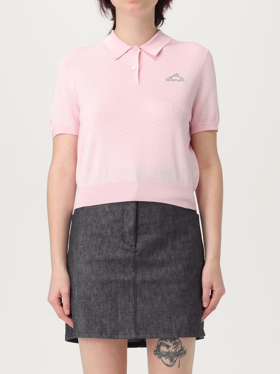 ALEXANDER WANG POLO SHIRT: Polo shirt woman Alexander Wang, Pink - Img 1