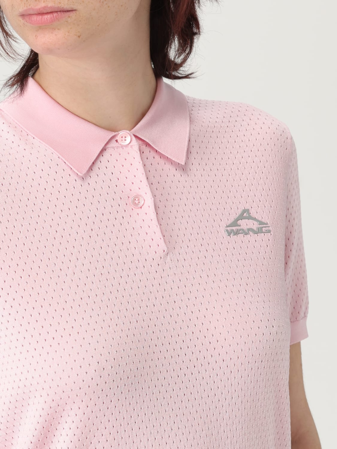 ALEXANDER WANG POLO SHIRT: Polo shirt woman Alexander Wang, Pink - Img 4
