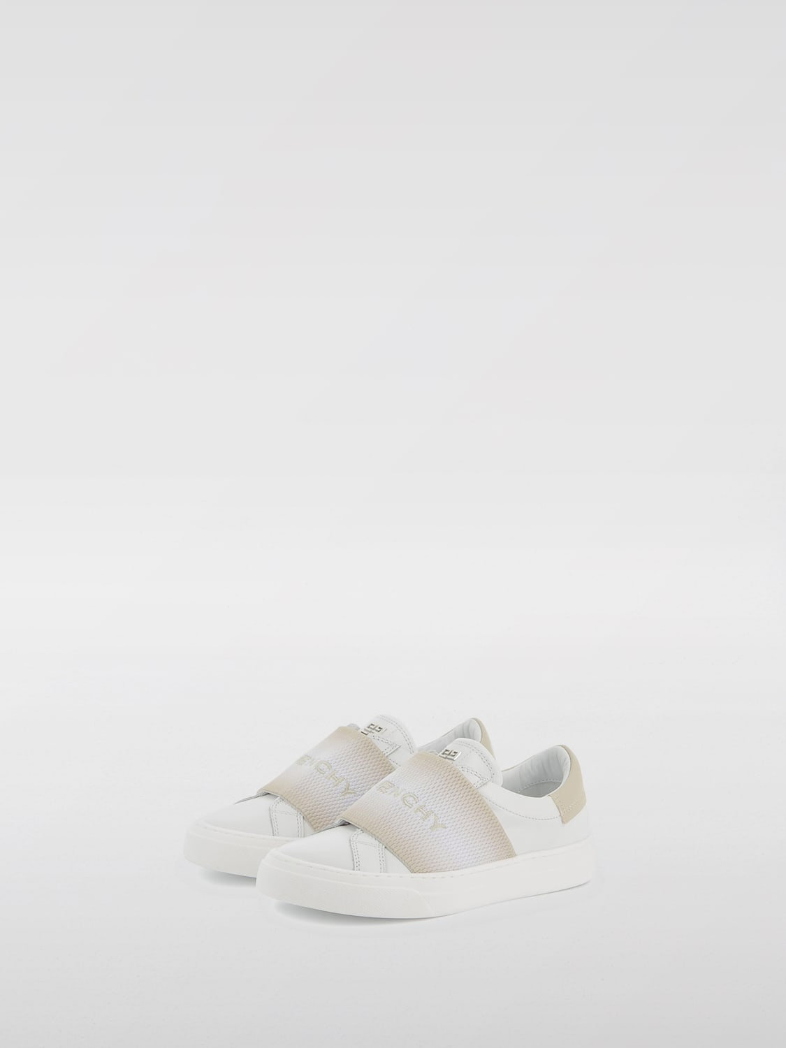 GIVENCHY BASKETS: Chaussures enfant Givenchy, Blanc 1 - Img 2