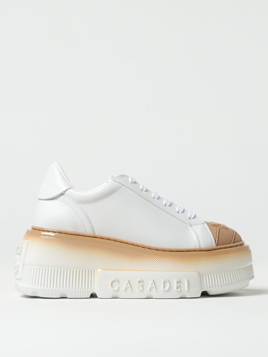 CASADEI: Sneakers woman - White | Casadei sneakers CASADEI: Sneakers woman - White | Casadei sneakers