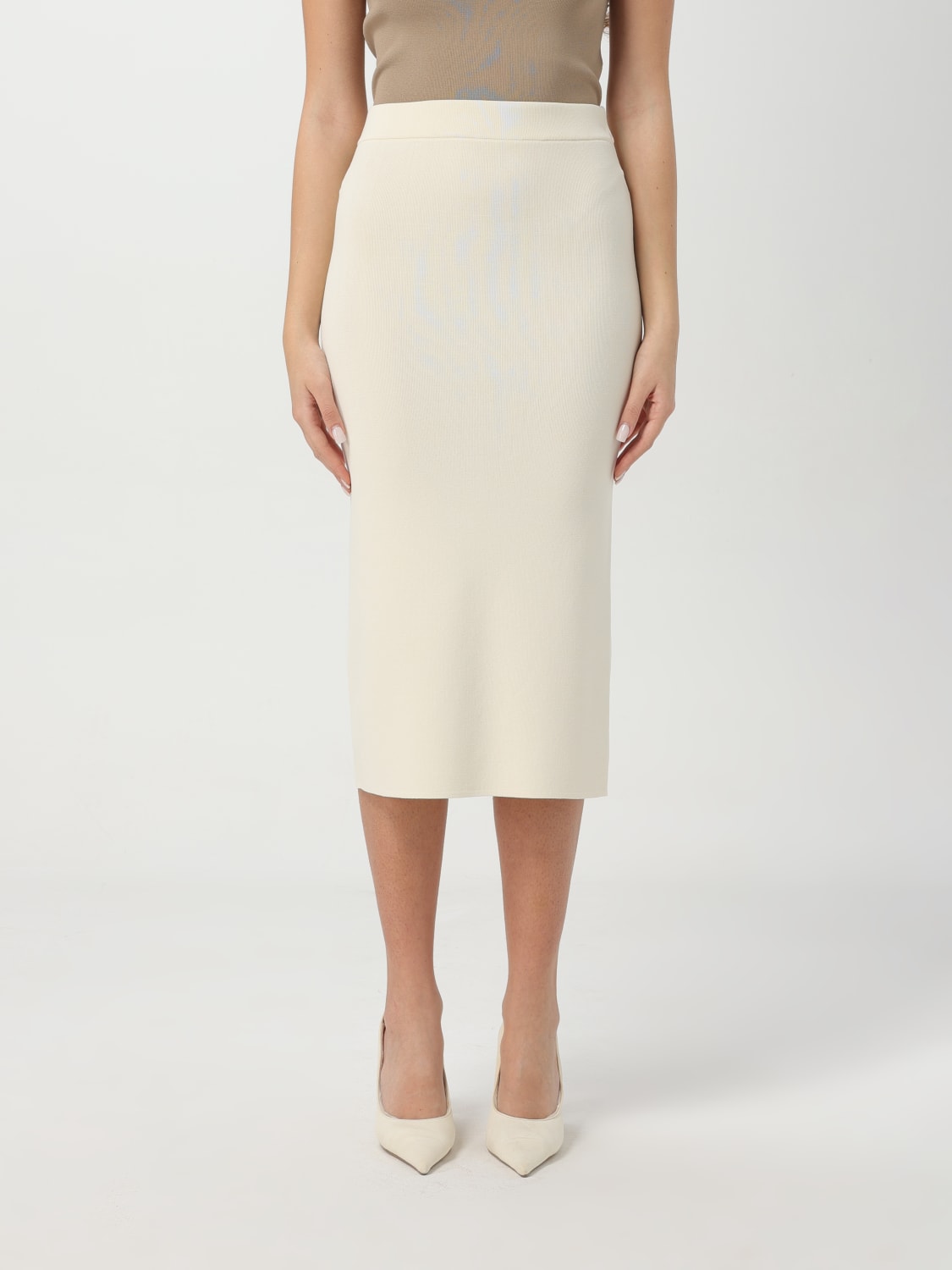 MAX MARA JUPE: Jupe femme Max Mara, Blanc - Img 1