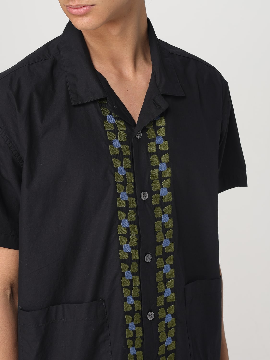 OBEY CAMICIA: Camicia Obey in cotone con dettagli ricamati , Nero - Img 3