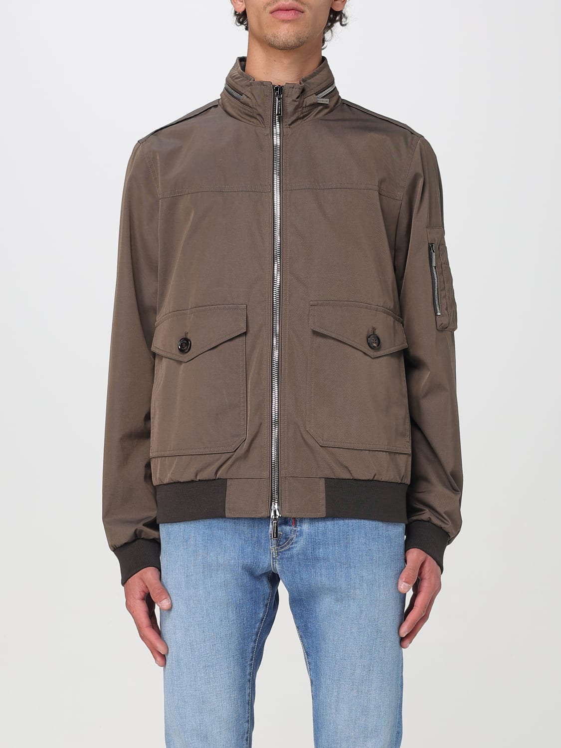 MOORER 外套: 外套 男士 Moorer, 棕色 - Img 1