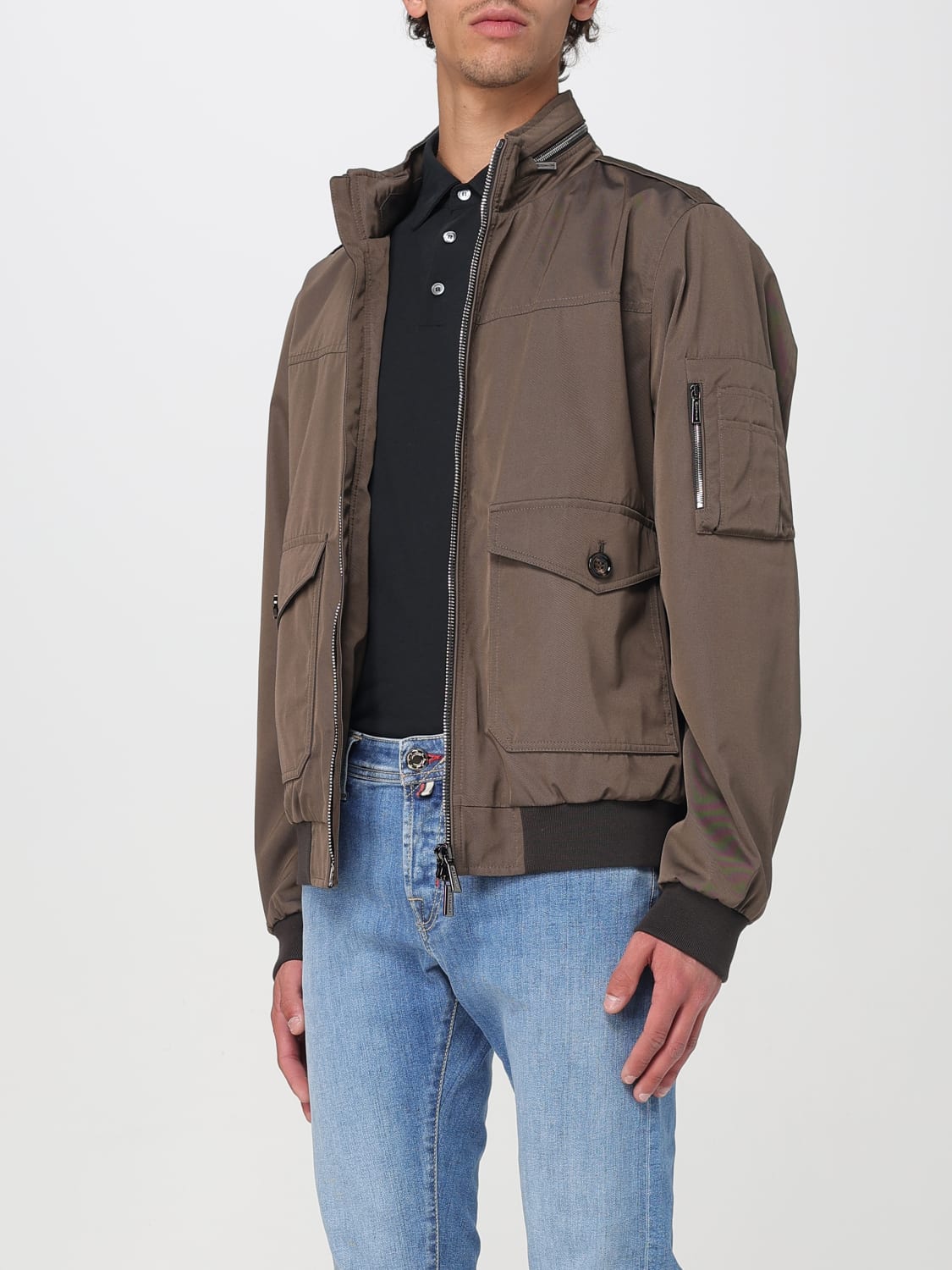 MOORER 外套: 外套 男士 Moorer, 棕色 - Img 3