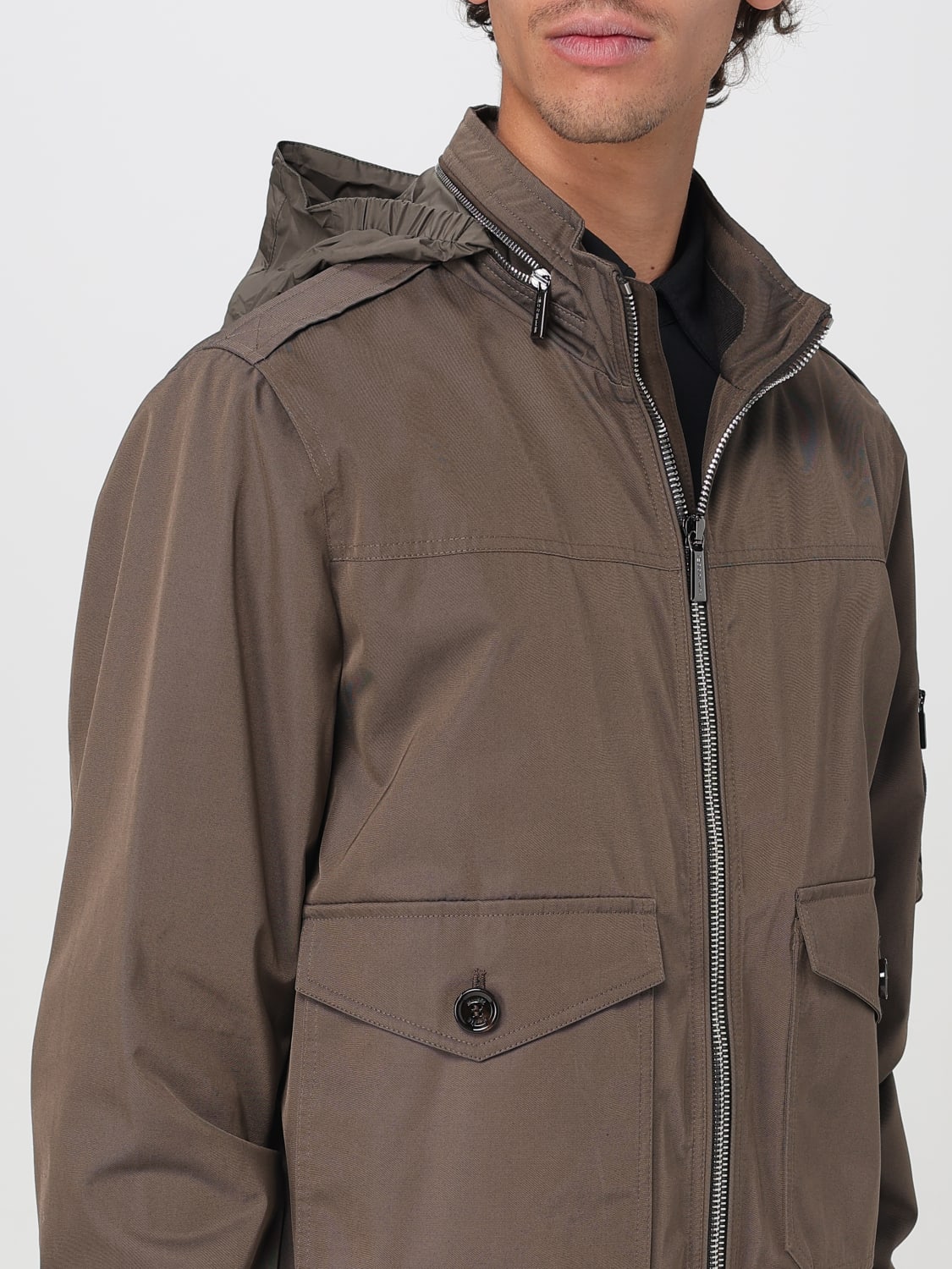 MOORER 外套: 外套 男士 Moorer, 棕色 - Img 4