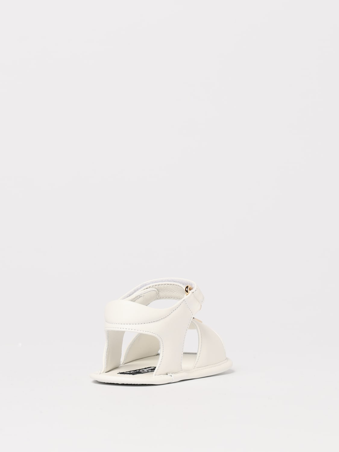 DOLCE & GABBANA SCARPE: Sandalo DG Dolce & Gabbana in pelle , Bianco - Img 3