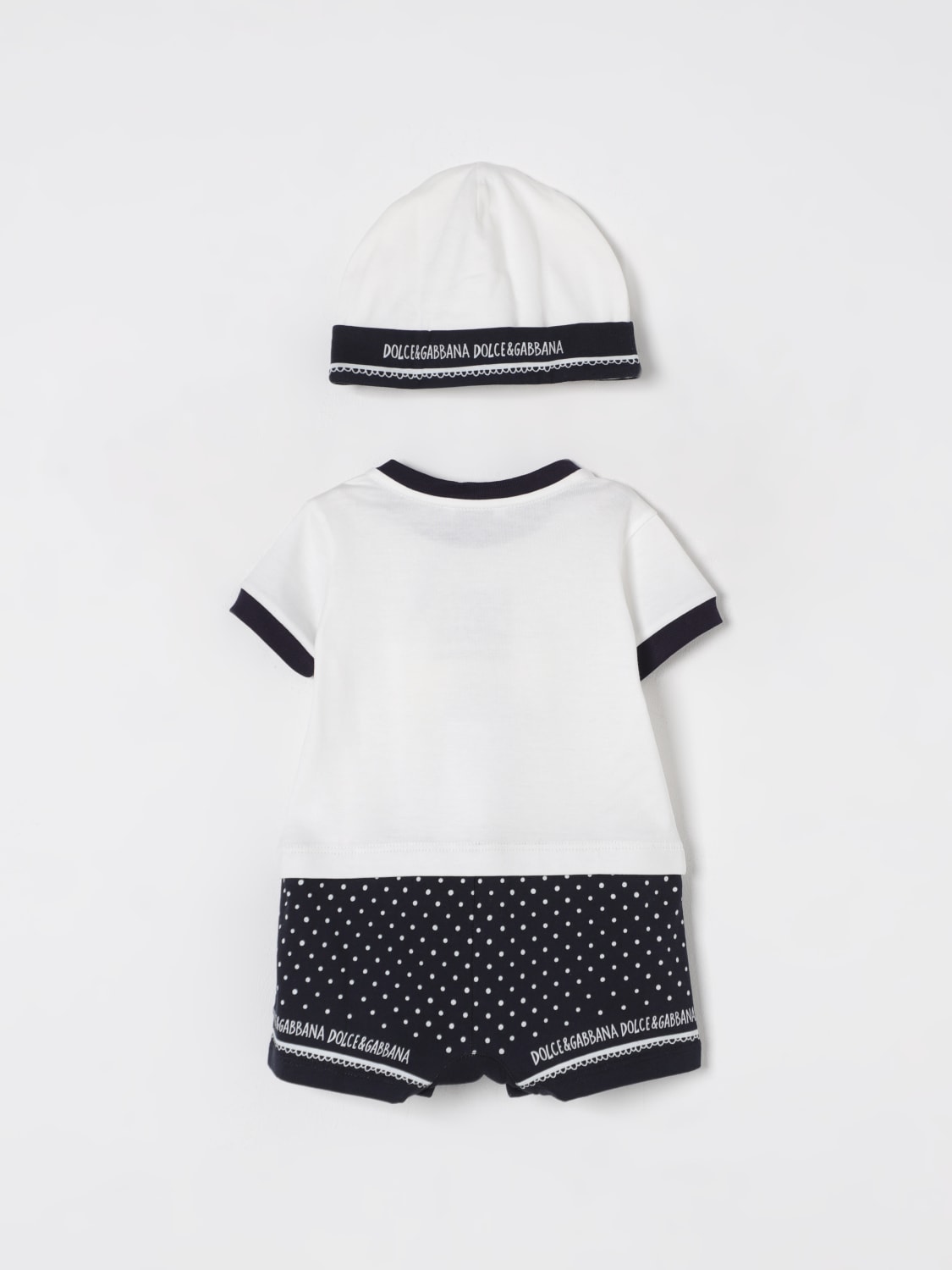 DOLCE & GABBANA JUMPSUIT: Pack kids Dolce & Gabbana, White - Img 2