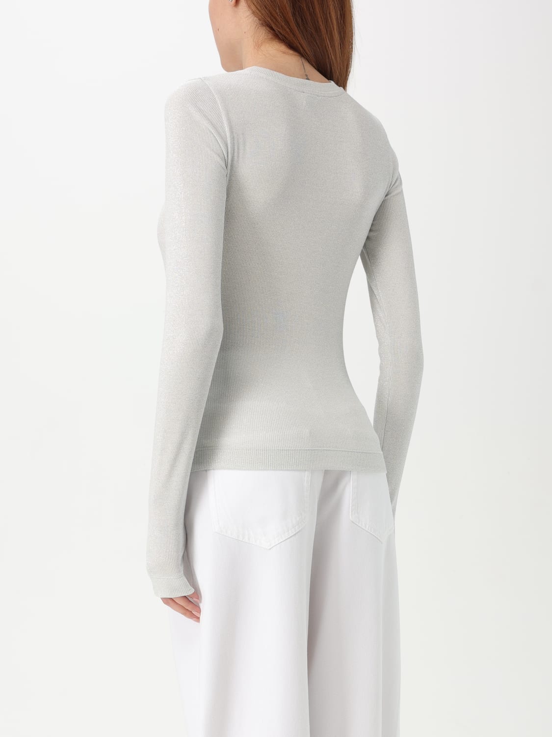 PINKO JERSEY: Jersey mujer Pinko, Plata - Img 2