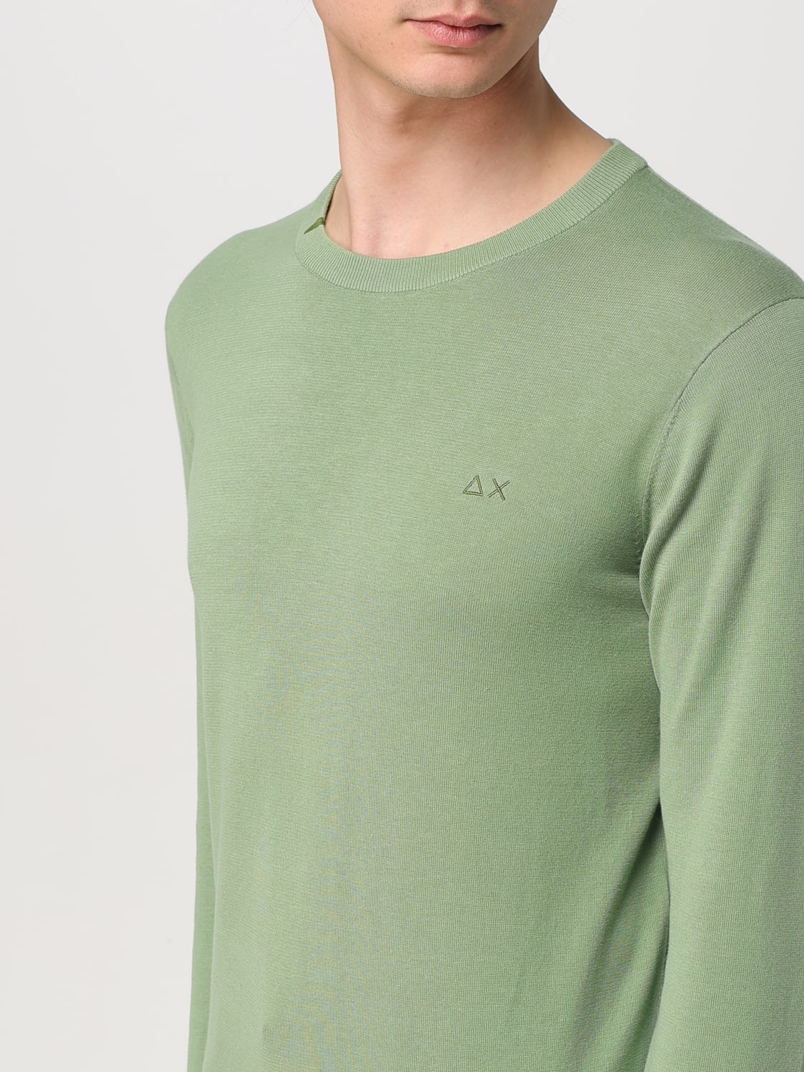 SUN68 MAGLIA: Maglia SUN68 in cotone , Salvia - Img 3