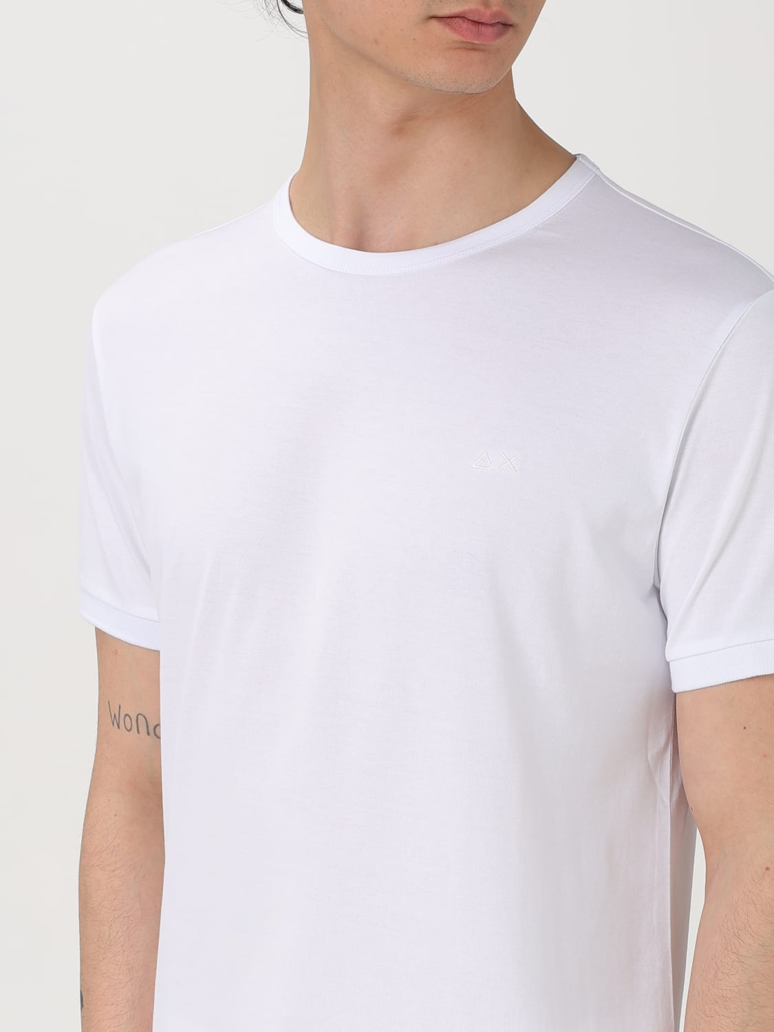 SUN68 T-SHIRT: T-shirt men SUN68, White - Img 3