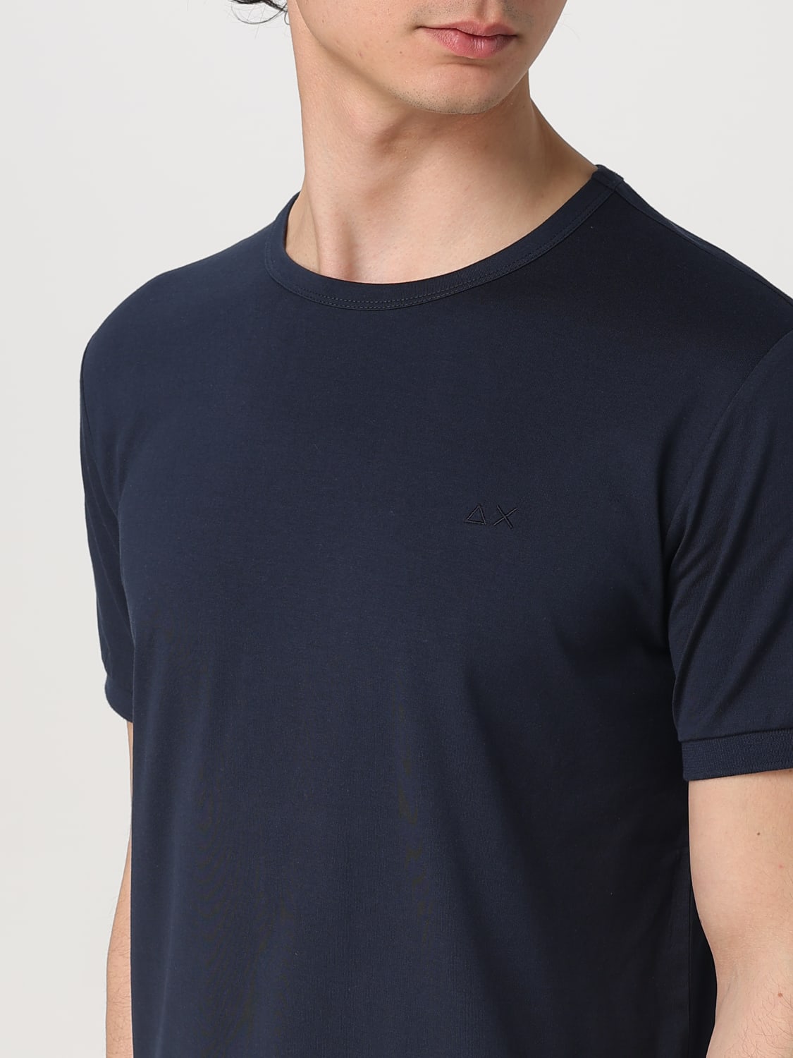 Tシャツ・カットソー SUN68 Men T-shirt Navy T35129 07 SUN68: T-shirt men - Navy | SUN68 t-shirt T35129 online at