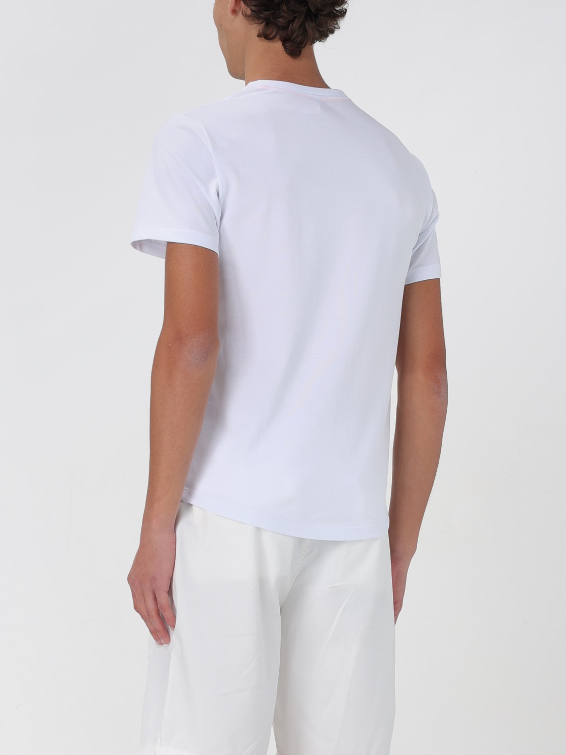 SUN68 T-SHIRT: T-shirt basic con mini logo SUN68, Bianco - Img 2