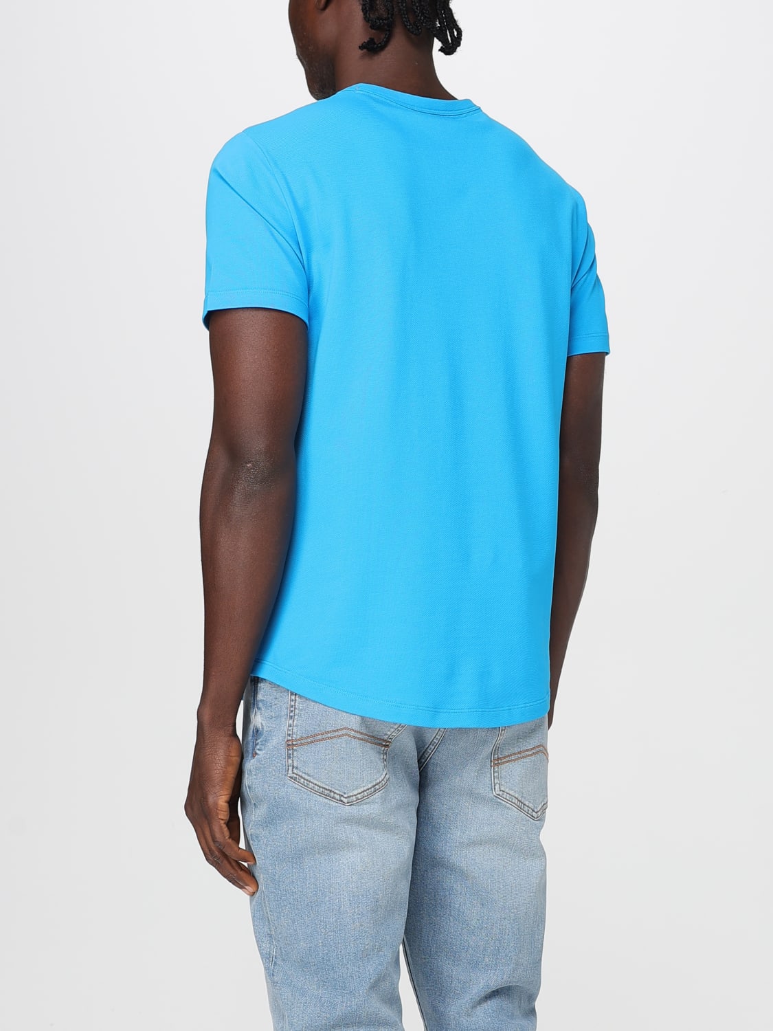 Tシャツ・カットソー SUN68 Men T-shirt Teal T35123 73 SUN68: T-shirt men - Teal | SUN68 t-shirt T35123 online at