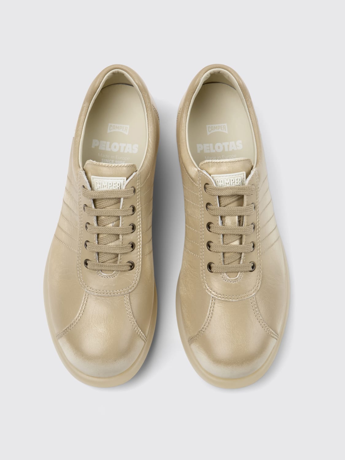 CAMPER SNEAKERS: Sneakers Pelotas Camper in pelle usurata conciata al vegetale, Fantasia - Img 3