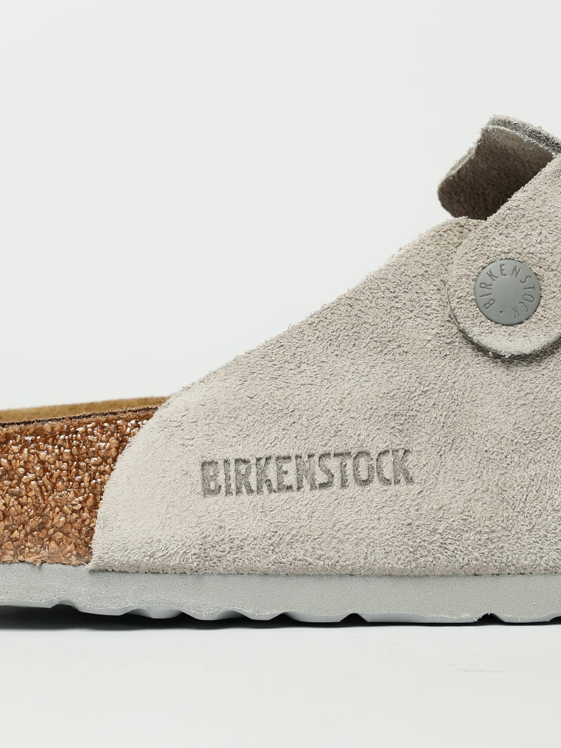 BIRKENSTOCK SHOES: Birkenstock Boston suede clogs, Grey - Img 4