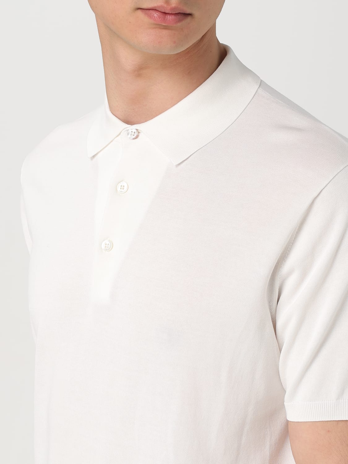 ASPESI POLO SHIRT: Polo shirt men Aspesi, White - Img 3