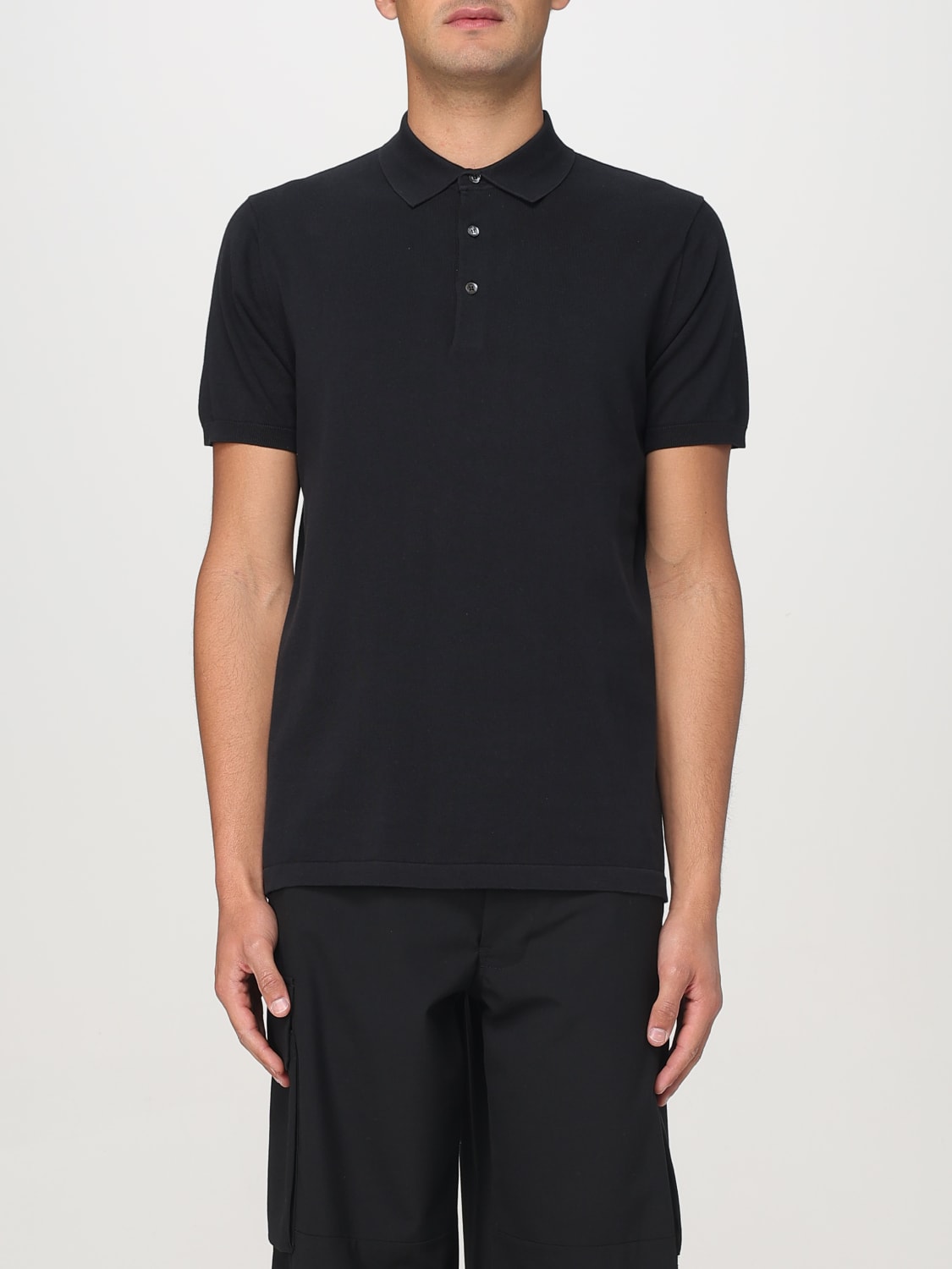 ASPESI POLO SHIRT: Polo shirt men Aspesi, Black - Img 1
